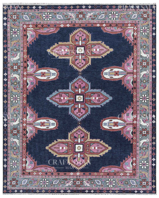 Solin Wool Hand-Knotted Oushak-Inspired Rug