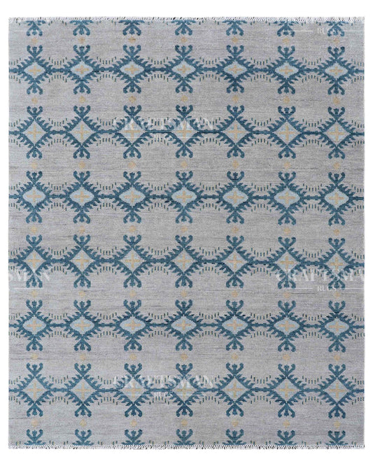 Alris Wool Hand-Knotted Oushak-Inspired Rug