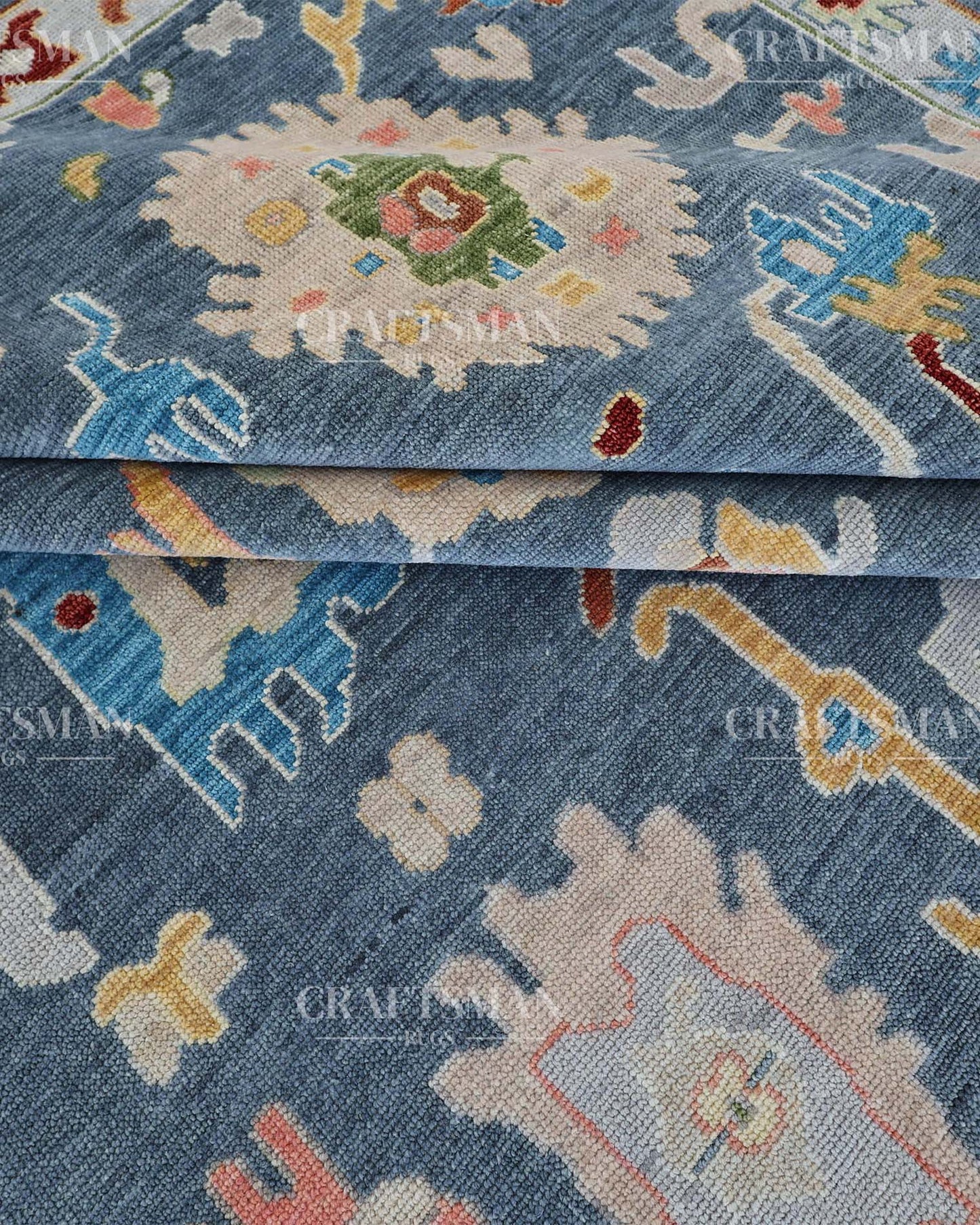 Norin Wool Hand-Knotted Oushak-Inspired Rug