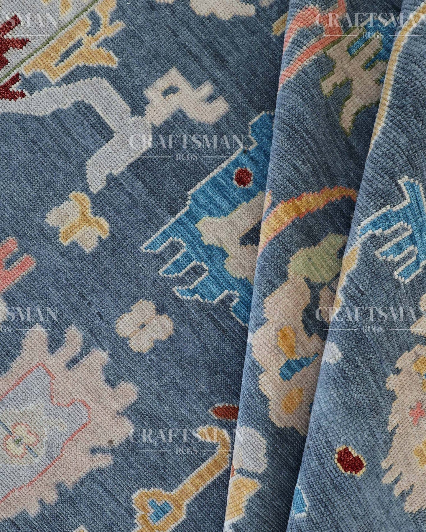 Norin Wool Hand-Knotted Oushak-Inspired Rug