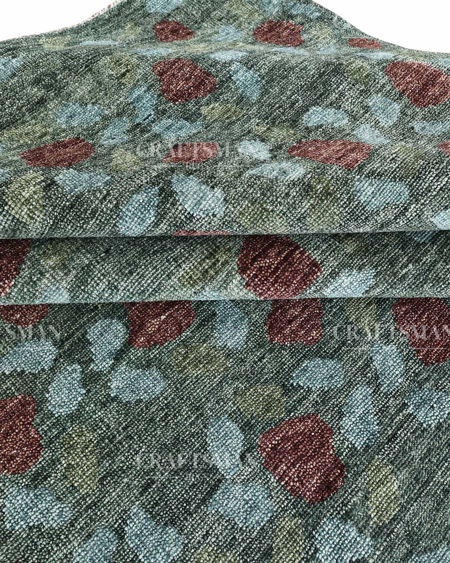 Orlan Wool Hand-Knotted Oushak-Inspired Rug