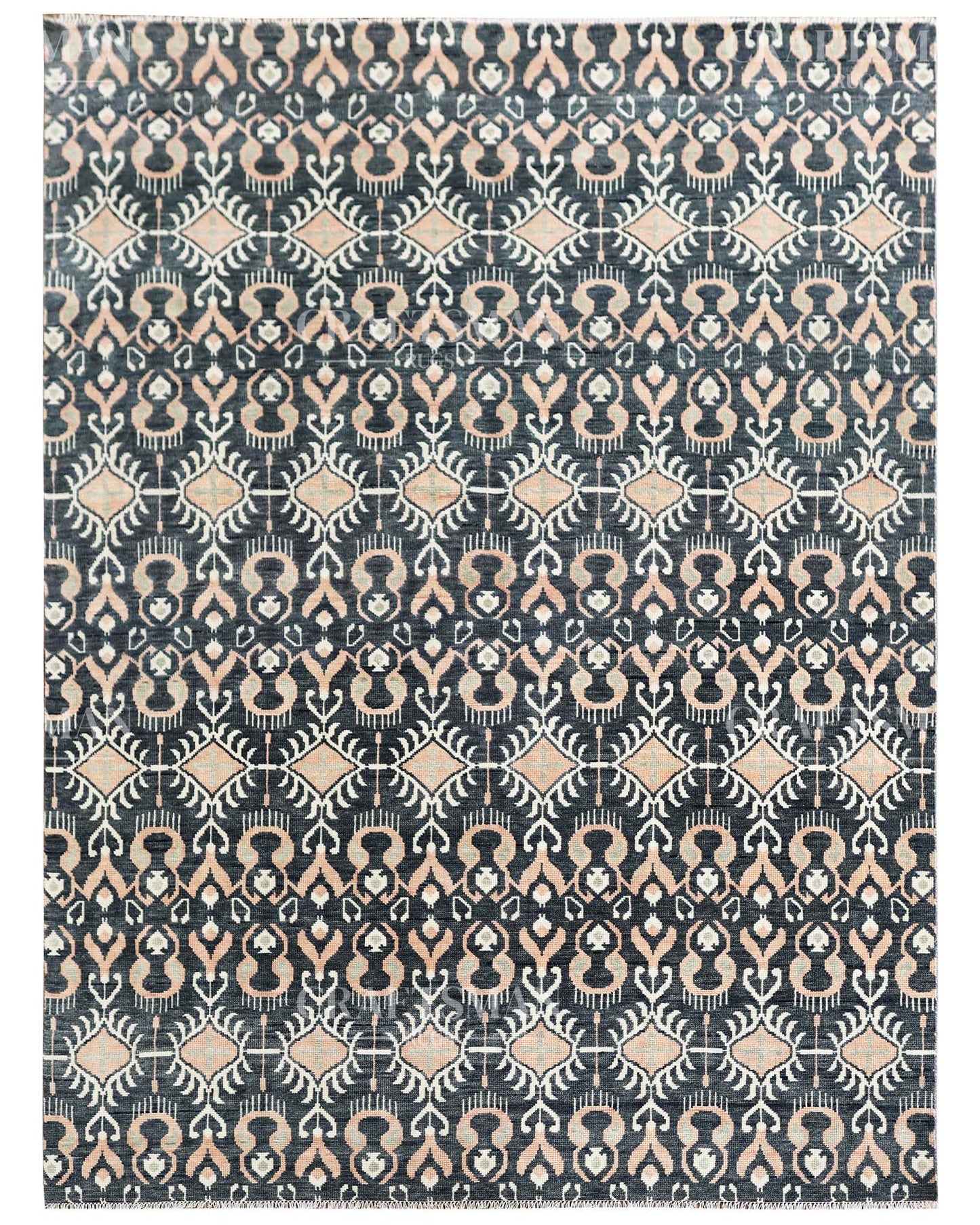 Kadris Wool Hand-Knotted Oushak-Inspired Rug
