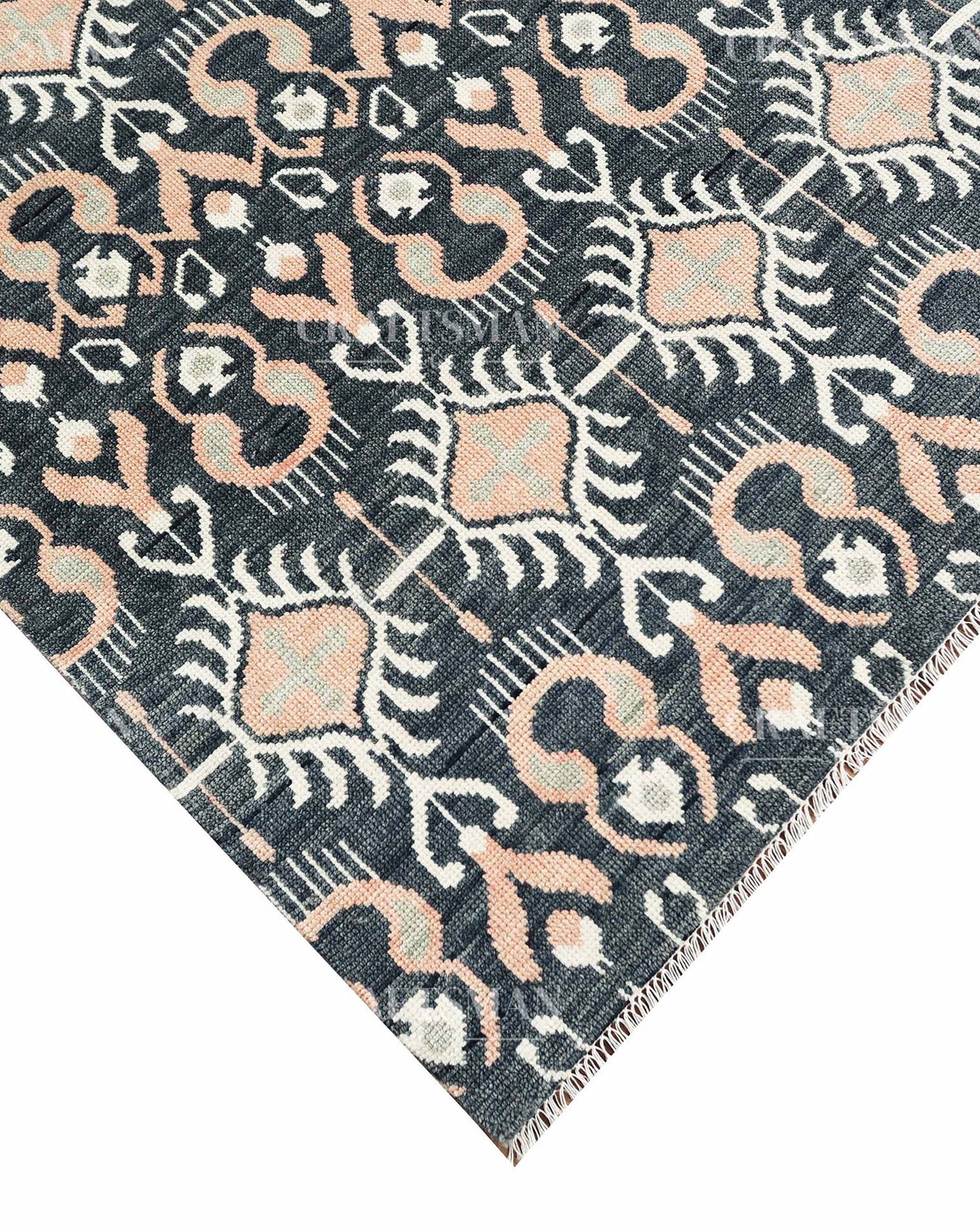 Kadris Wool Hand-Knotted Oushak-Inspired Rug