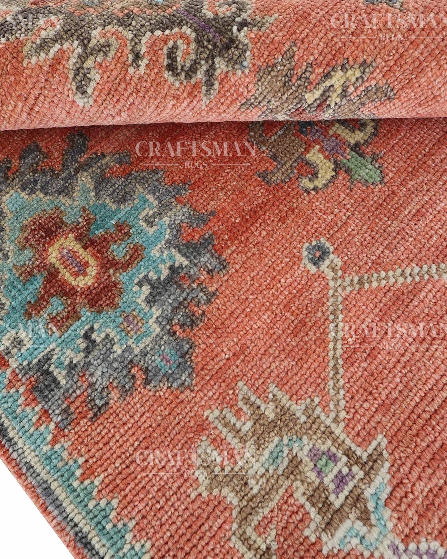 Norin Wool Hand-Knotted Oushak-Inspired Rug