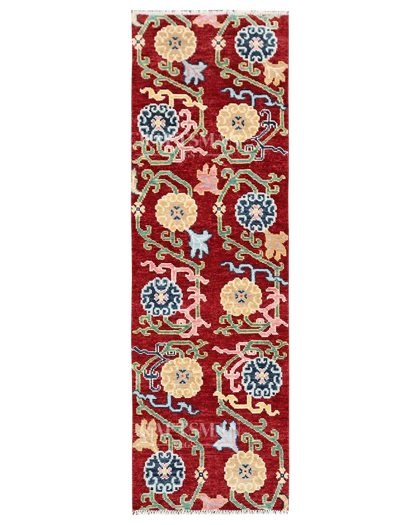8x10 feet Wool Hand-Knotted Oushak-Inspired Rug | Craftsman Rugs Exclusive