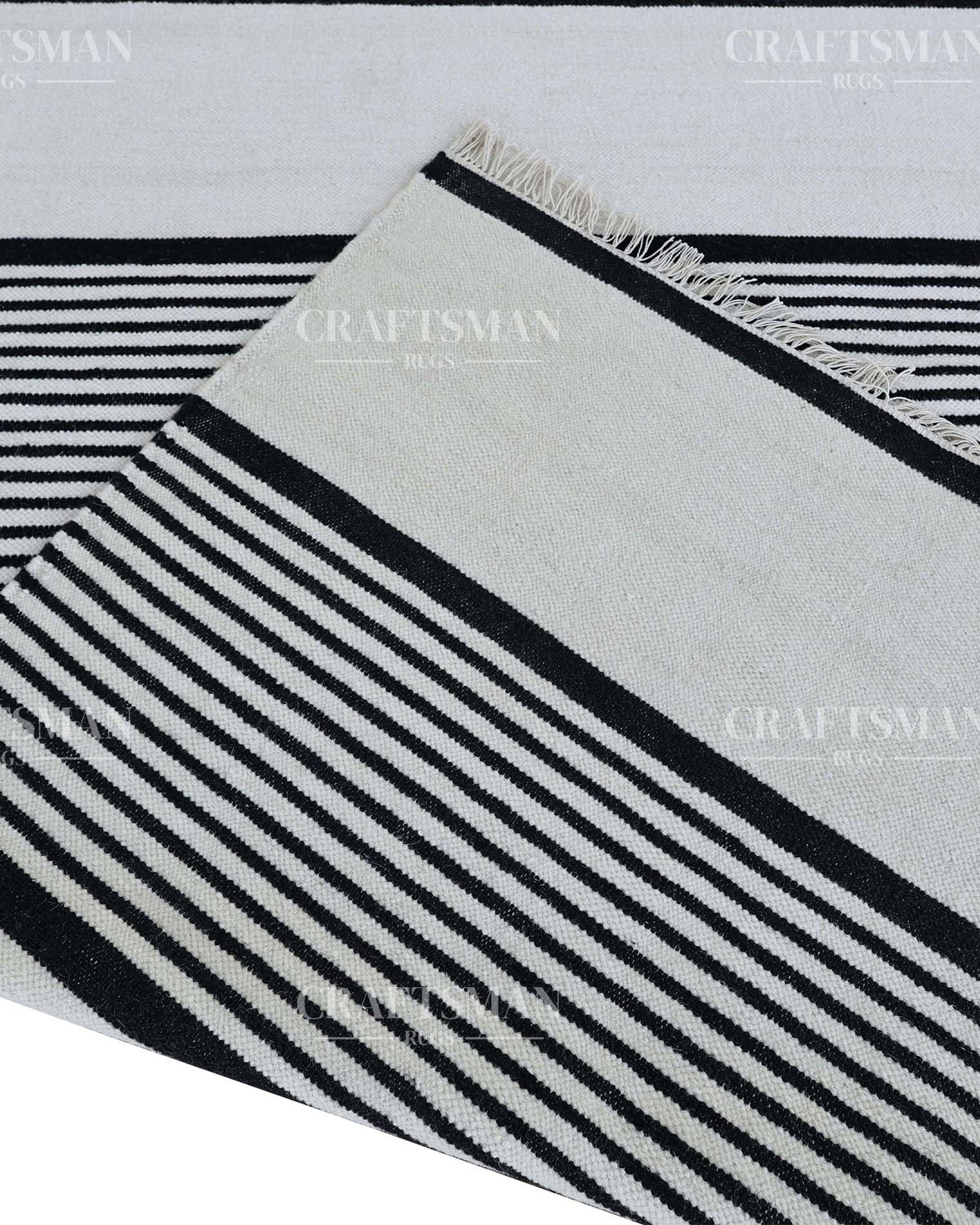 Phaedra Wool Dhurrie Hand-Woven Flatweave Rug