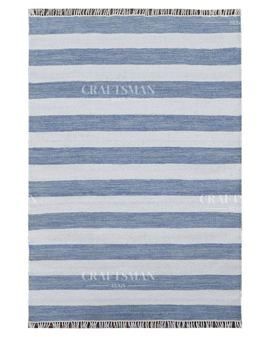 Motiva Wool Dhurrie Hand-Woven Flatweave Rug