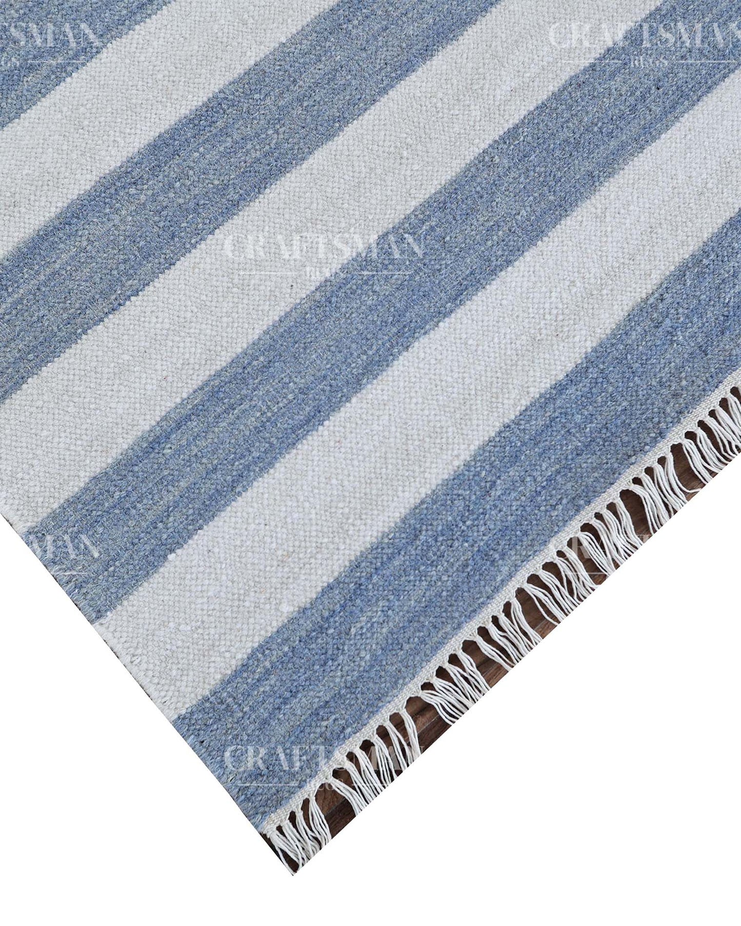 Motiva Wool Dhurrie Hand-Woven Flatweave Rug