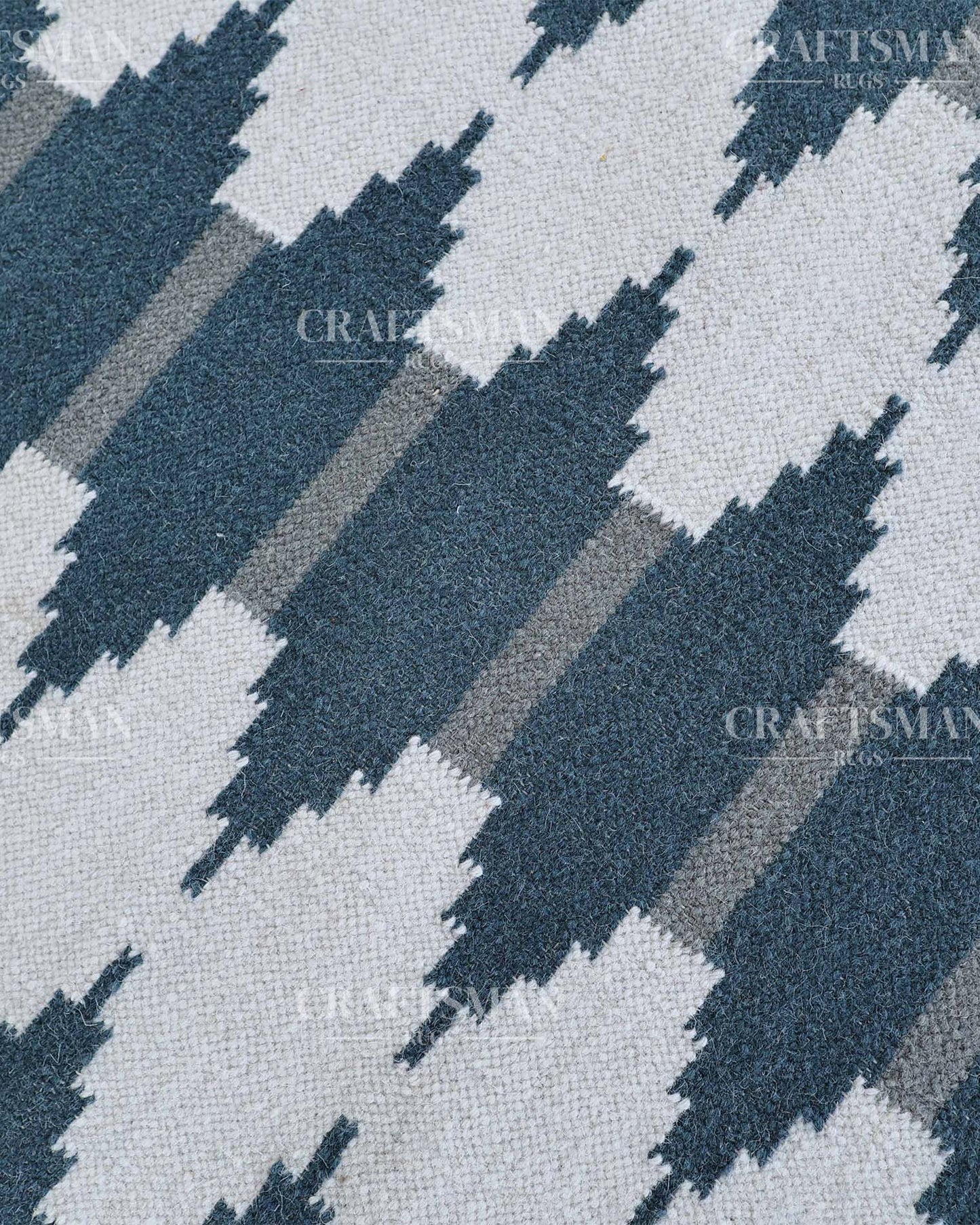 Lineara Wool Dhurrie Hand-Woven Flatweave Rug