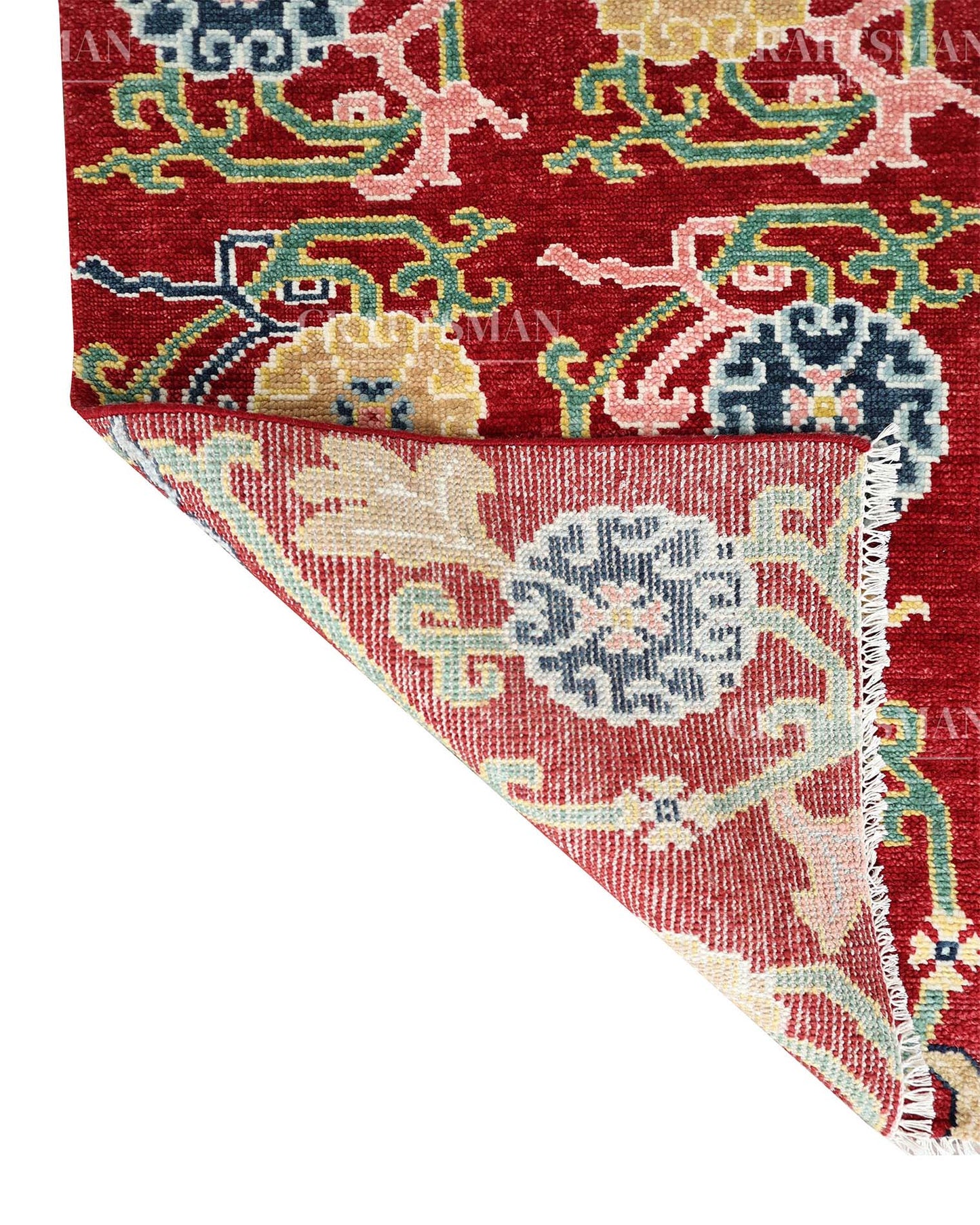 8x10 feet Wool Hand-Knotted Oushak-Inspired Rug | Craftsman Rugs Exclusive