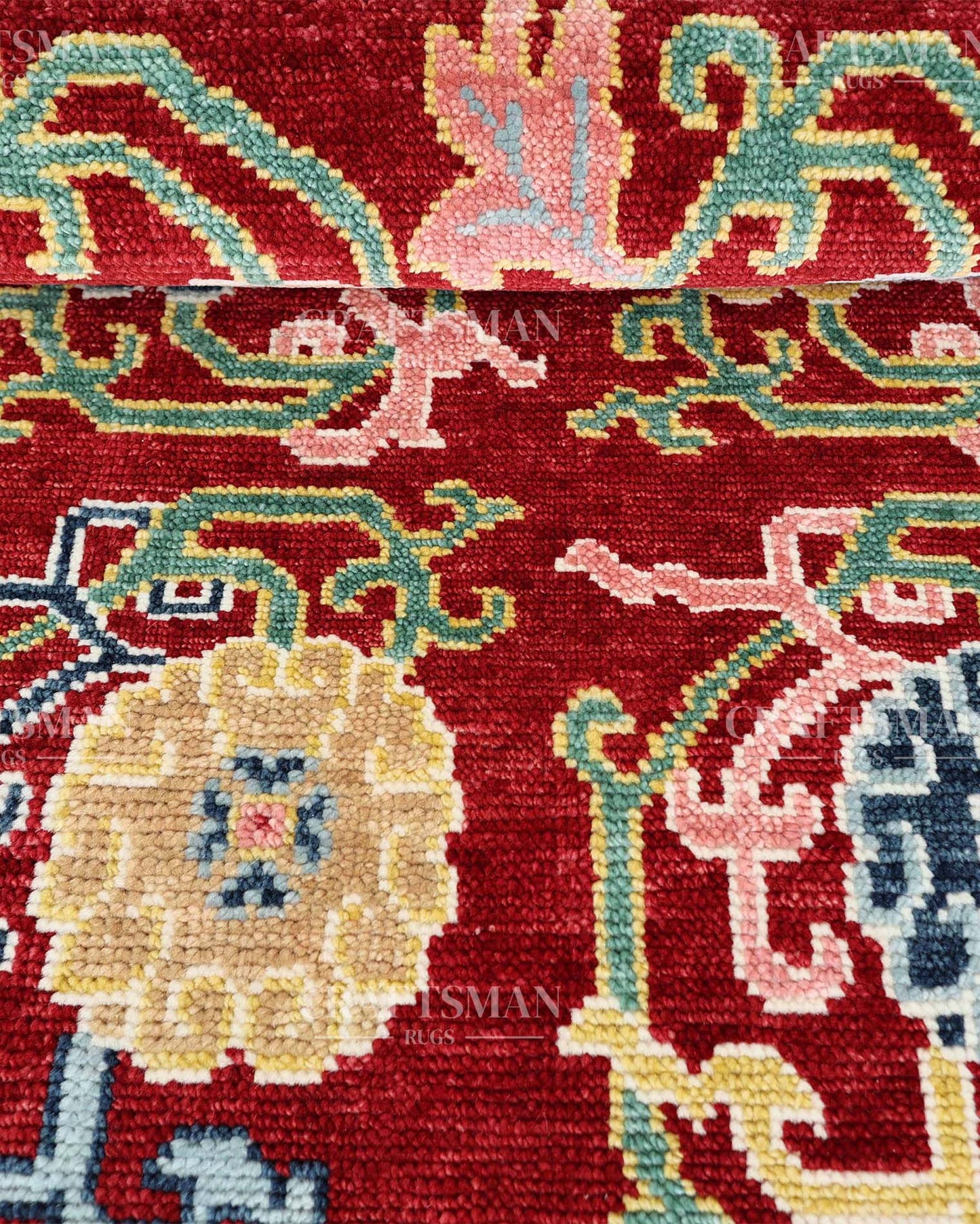 8x10 feet Wool Hand-Knotted Oushak-Inspired Rug | Craftsman Rugs Exclusive