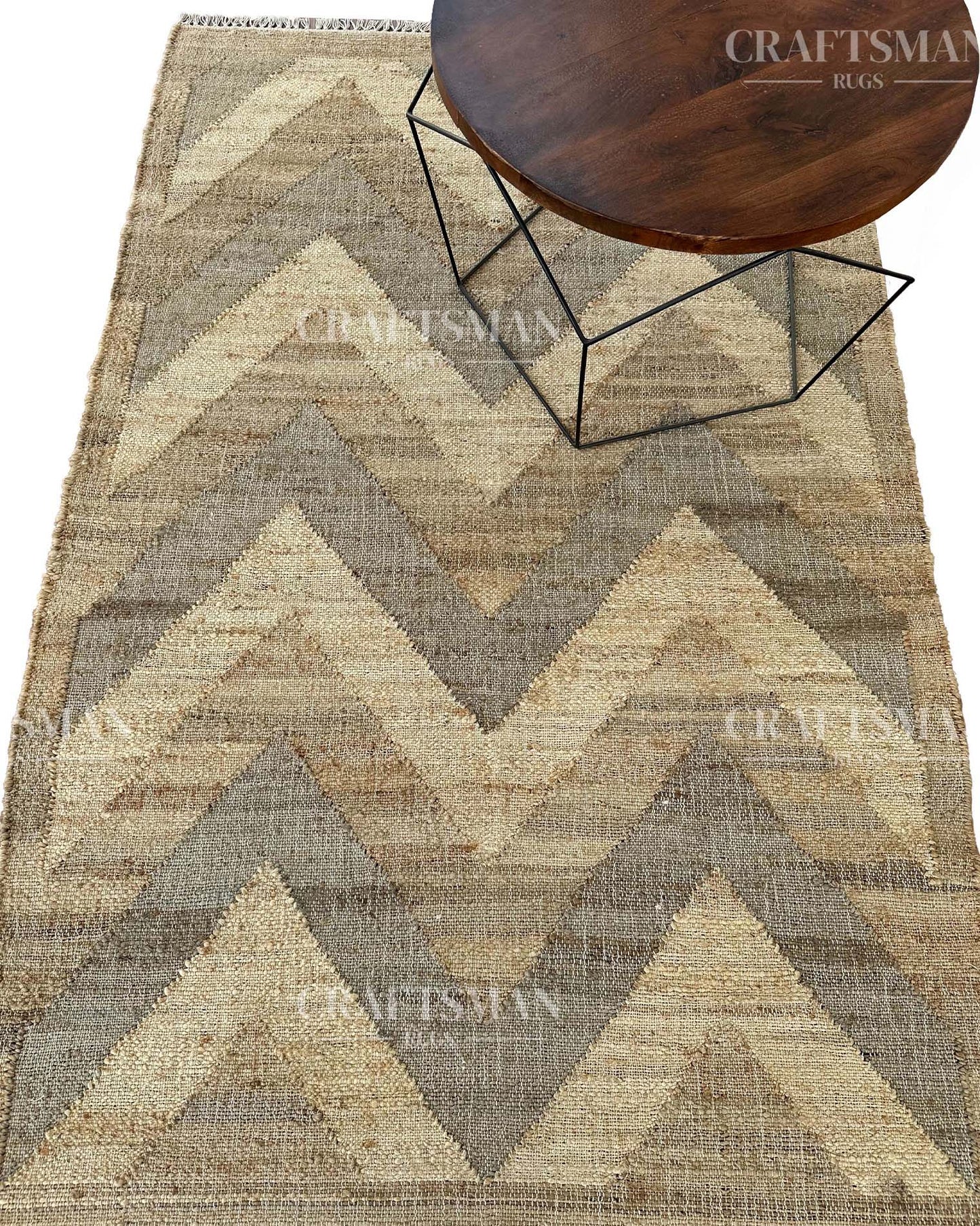 Plavora Jute Hand-Woven Natural Rug