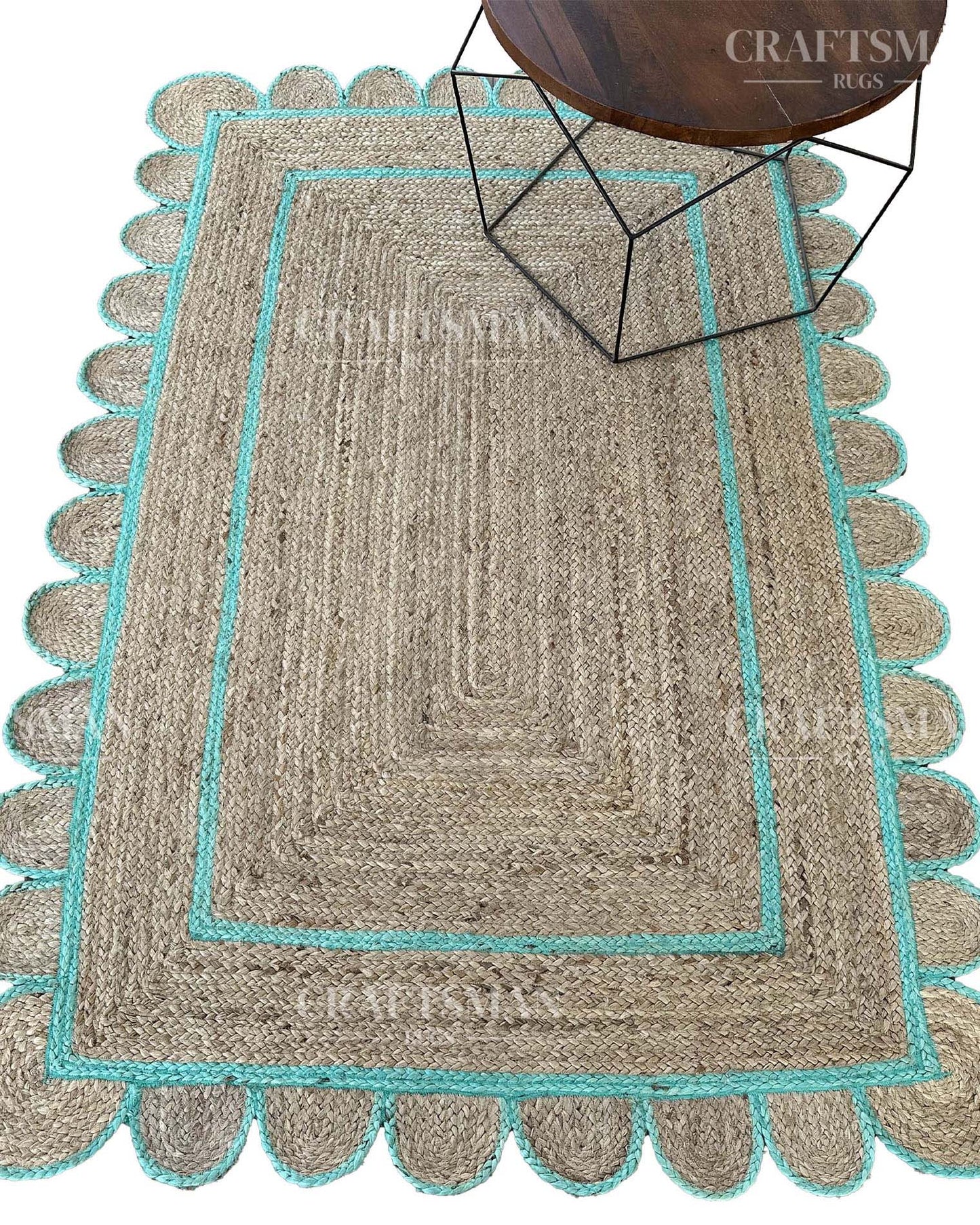 Loomira Jute Hand-Woven Natural Rug