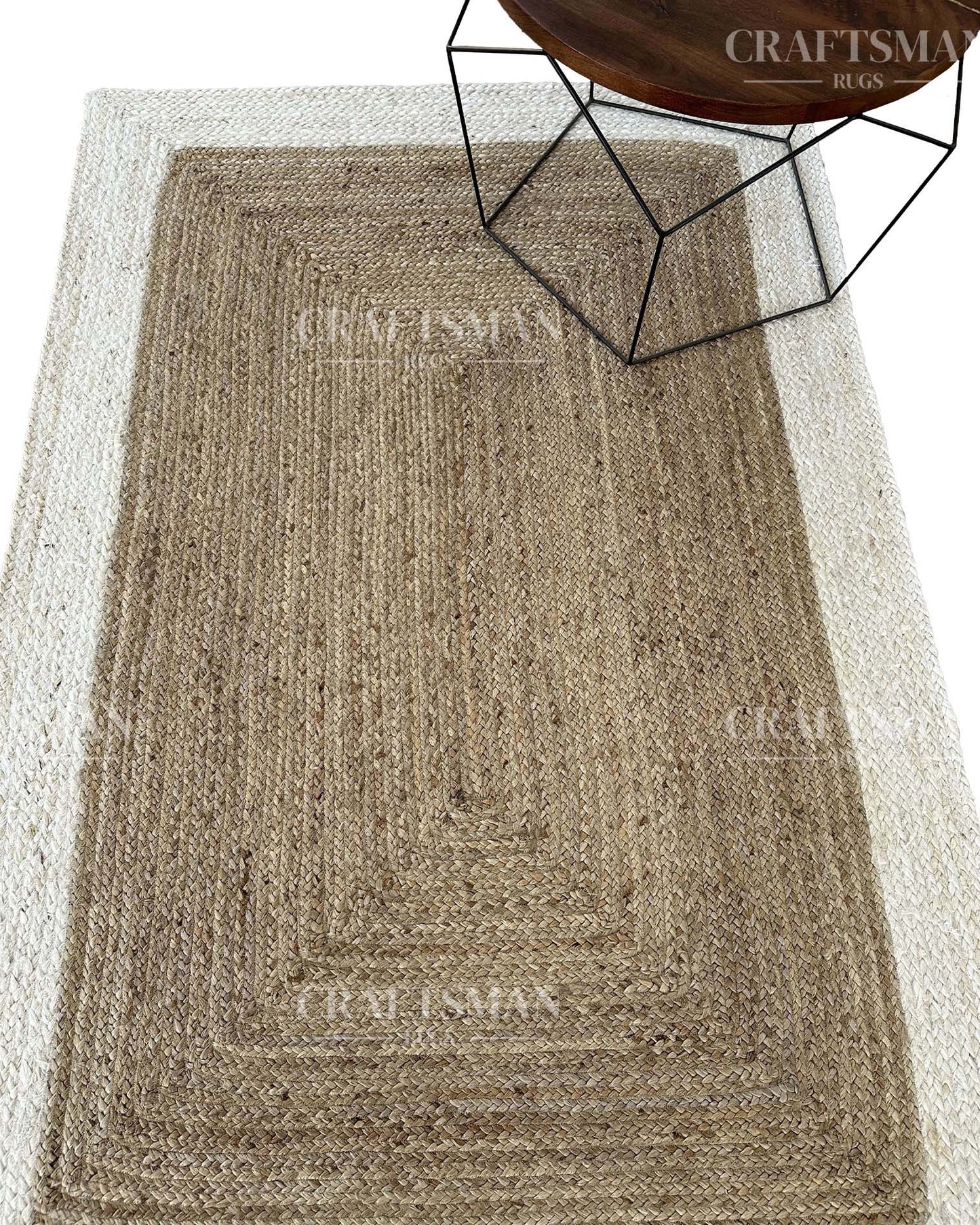 Rawora Jute Hand-Woven Natural Rug