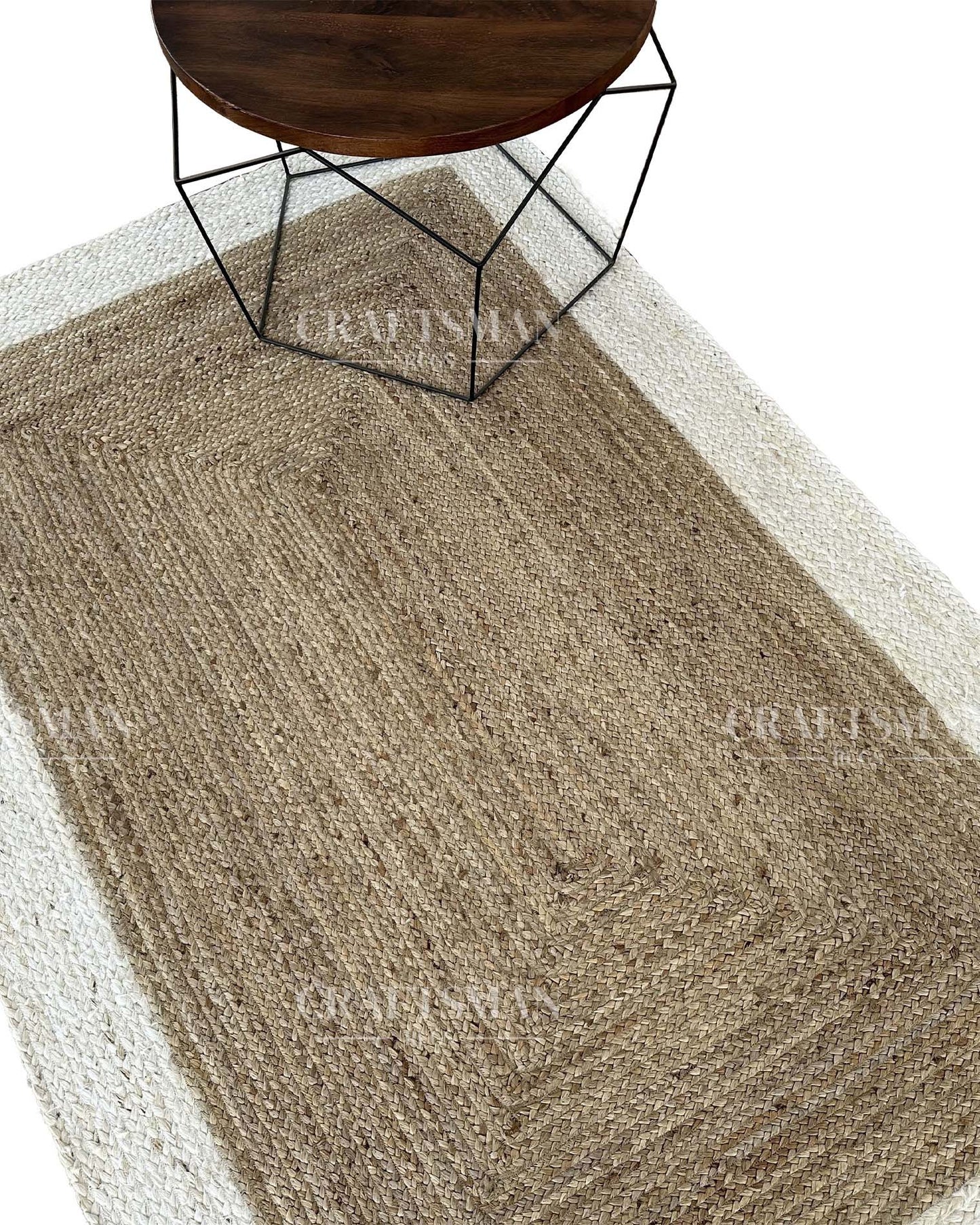 Rawora Jute Hand-Woven Natural Rug