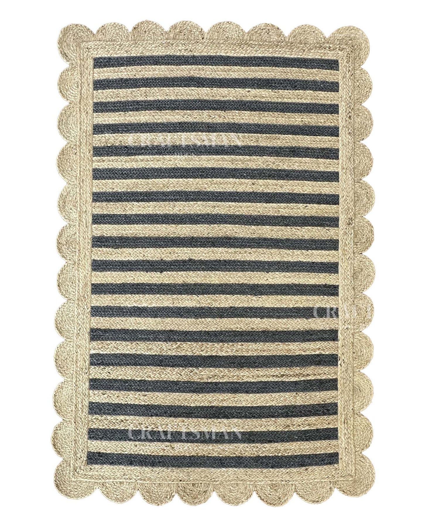 Burlana Jute Hand-Woven Natural Rug