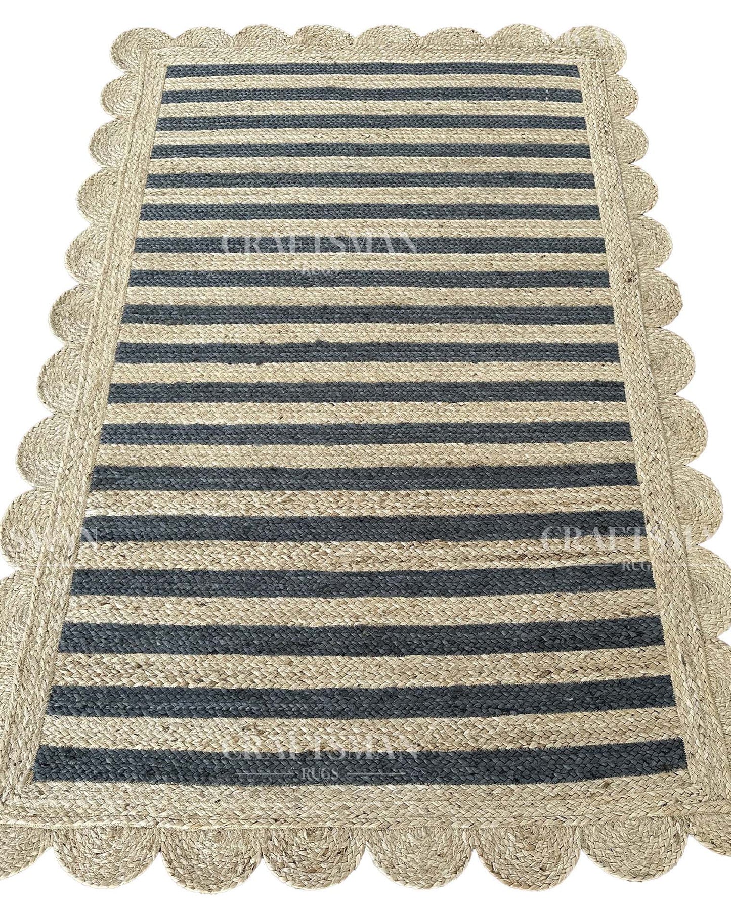 Burlana Jute Hand-Woven Natural Rug