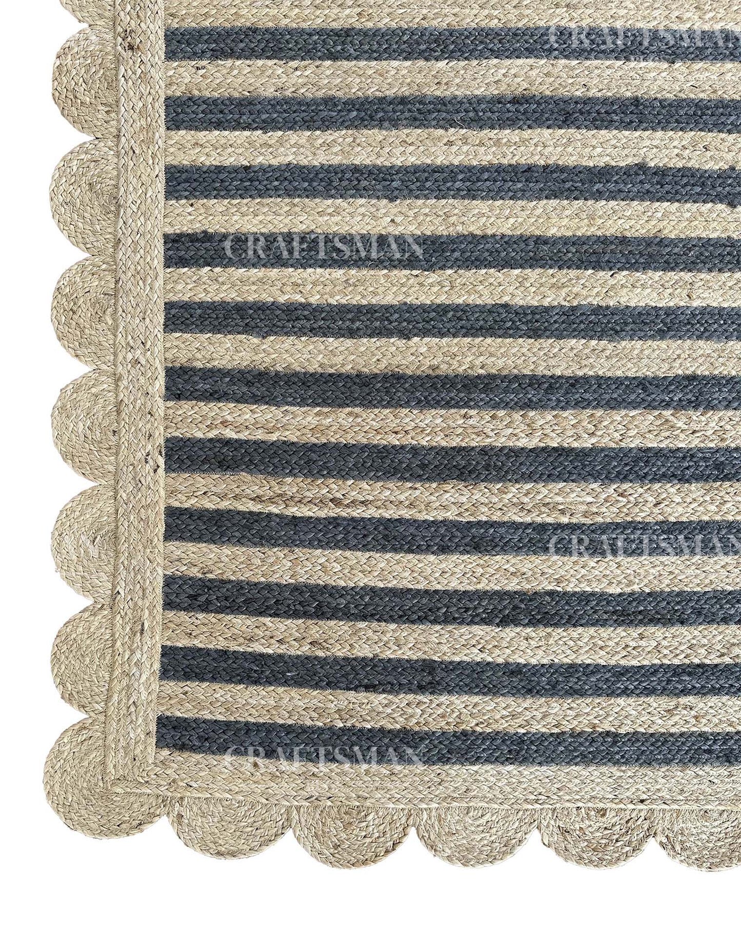Burlana Jute Hand-Woven Natural Rug