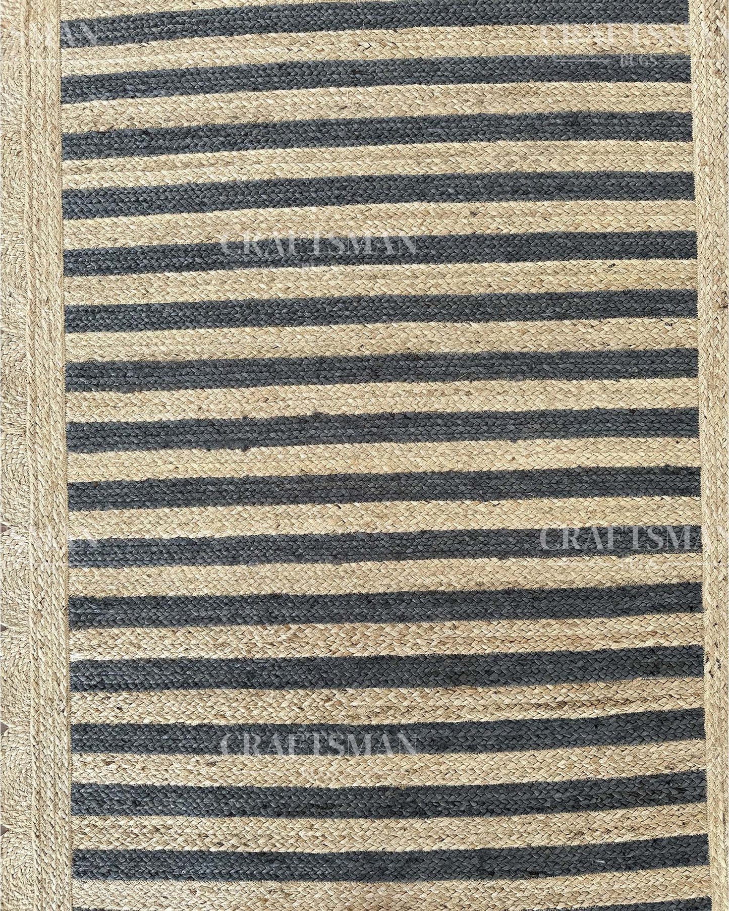 Burlana Jute Hand-Woven Natural Rug