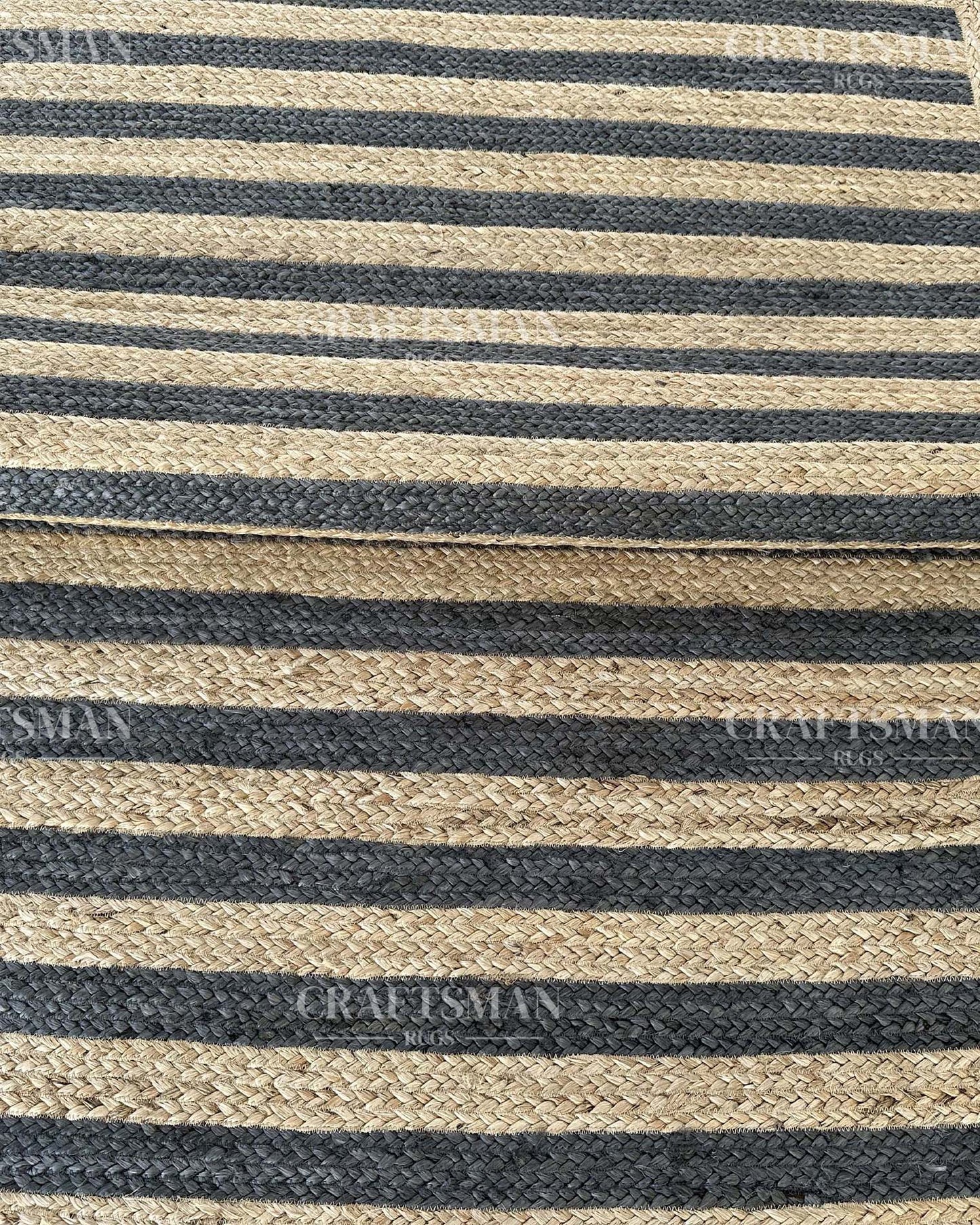 Burlana Jute Hand-Woven Natural Rug