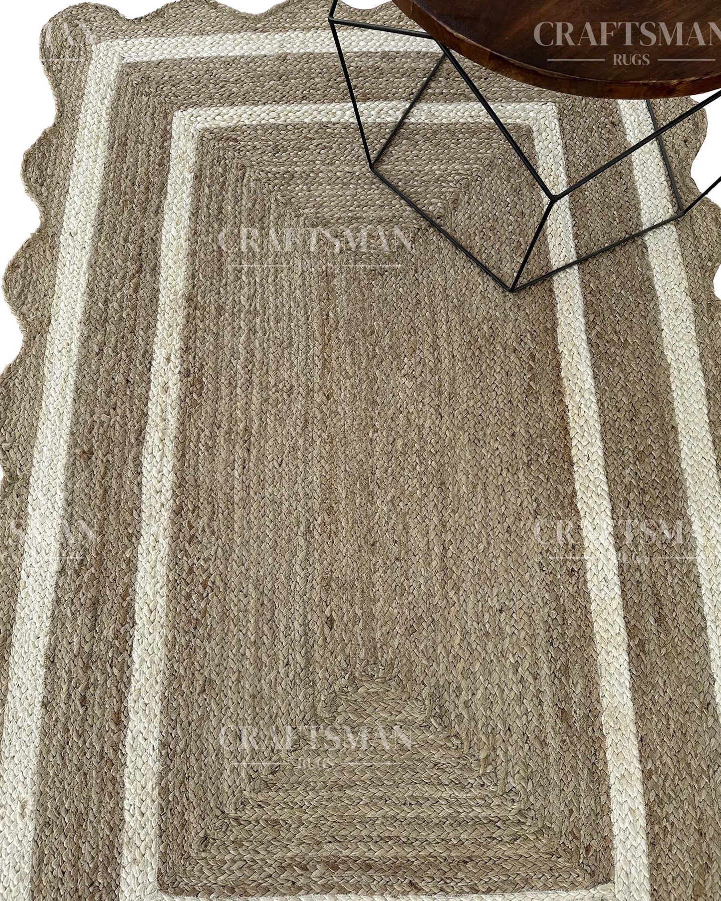 Cordura Jute Hand-Woven Natural Rug