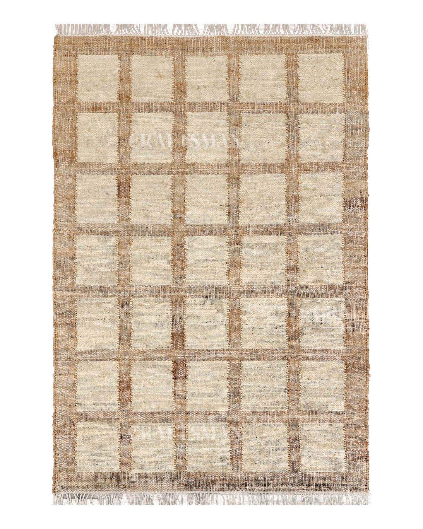 Fibana Jute Hand-Woven Natural Rug