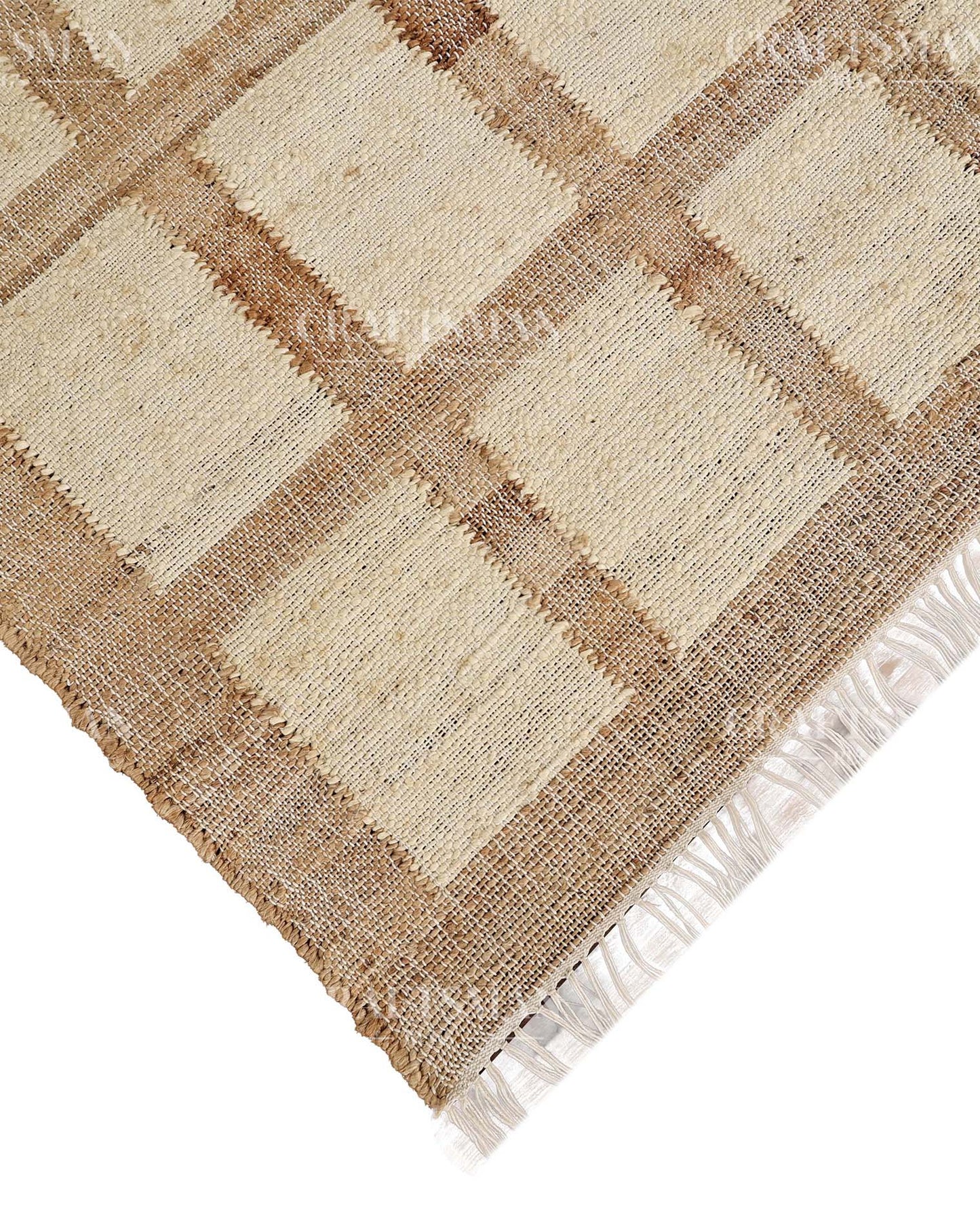 Fibana Jute Hand-Woven Natural Rug