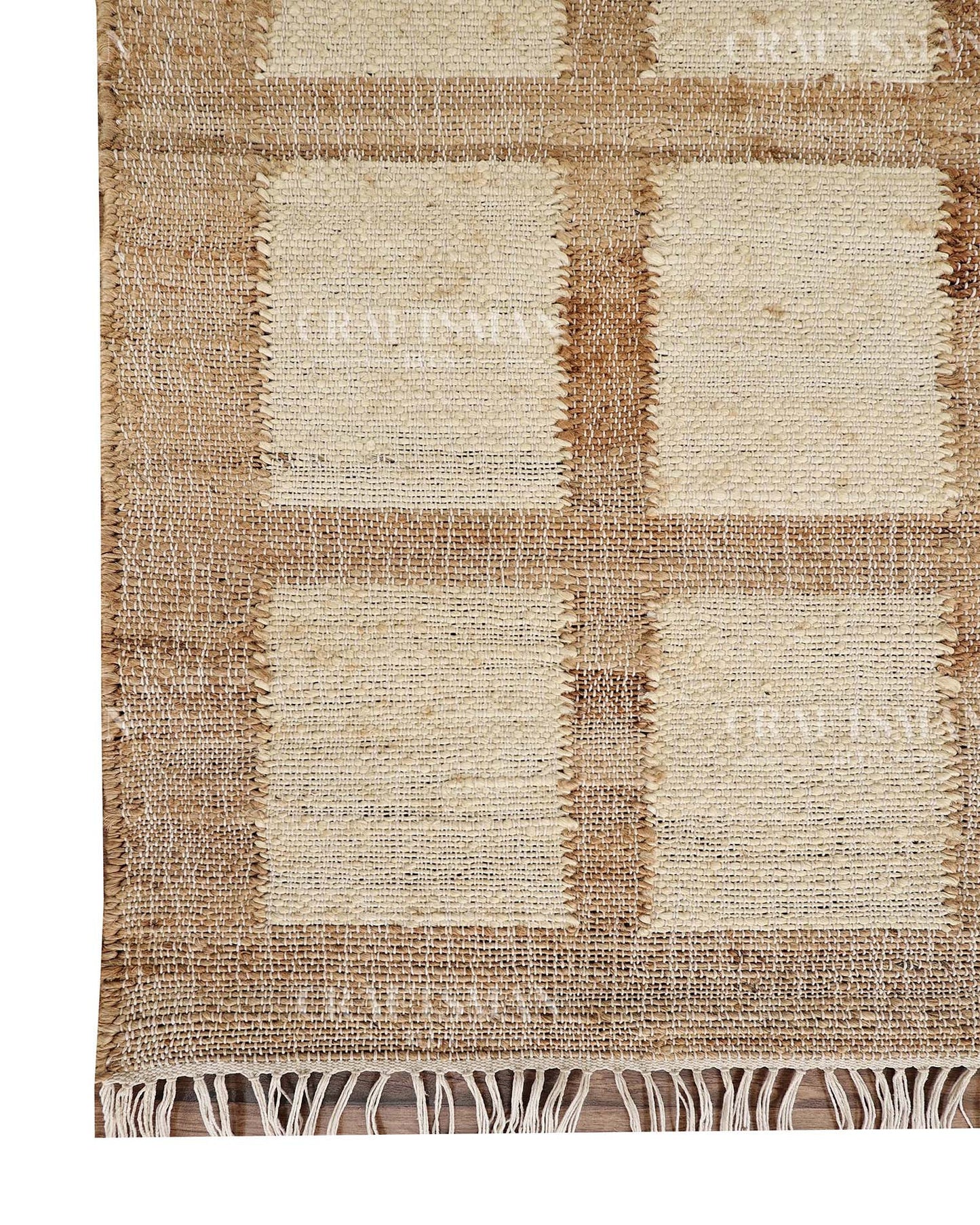 Fibana Jute Hand-Woven Natural Rug