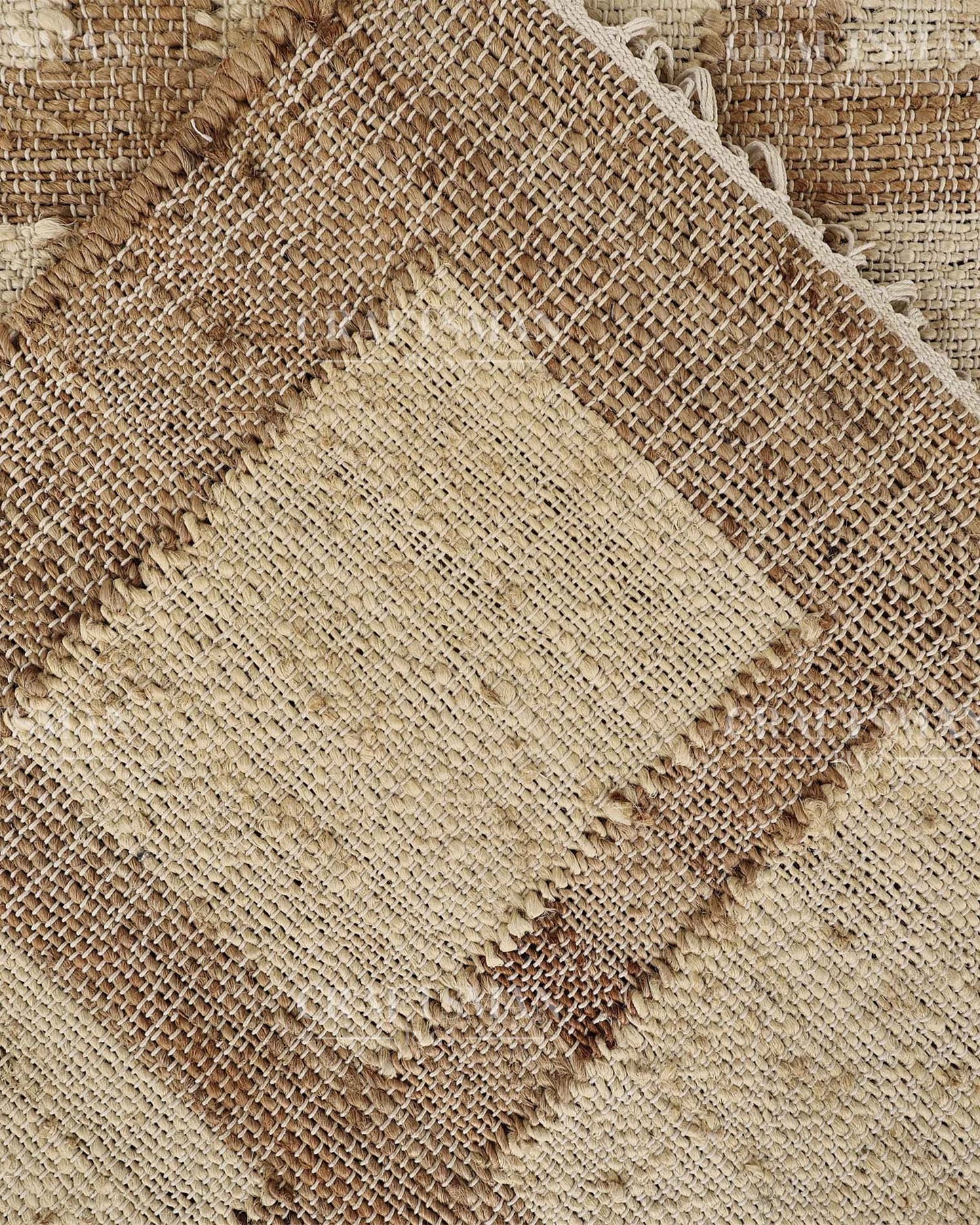 Fibana Jute Hand-Woven Natural Rug