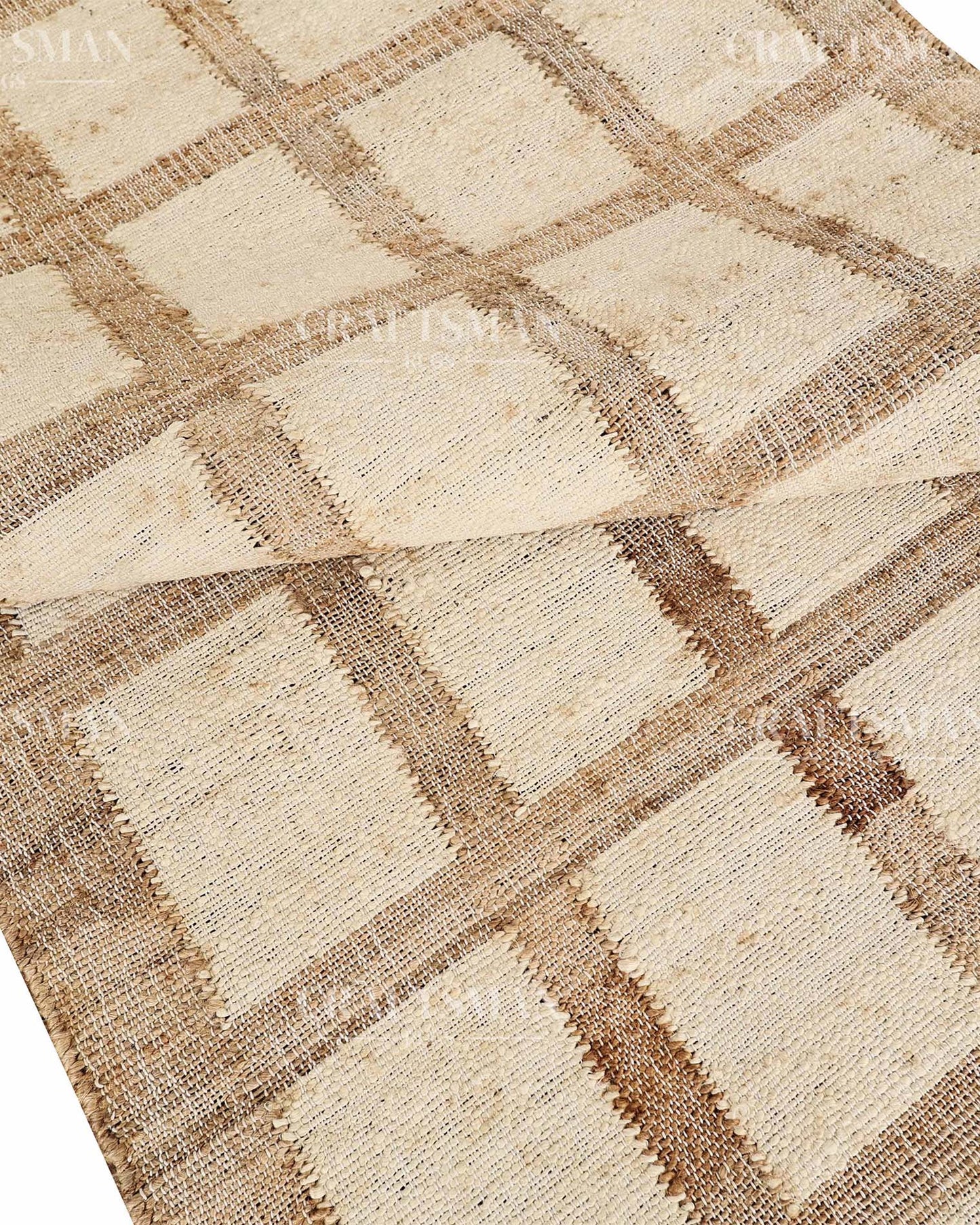 Fibana Jute Hand-Woven Natural Rug