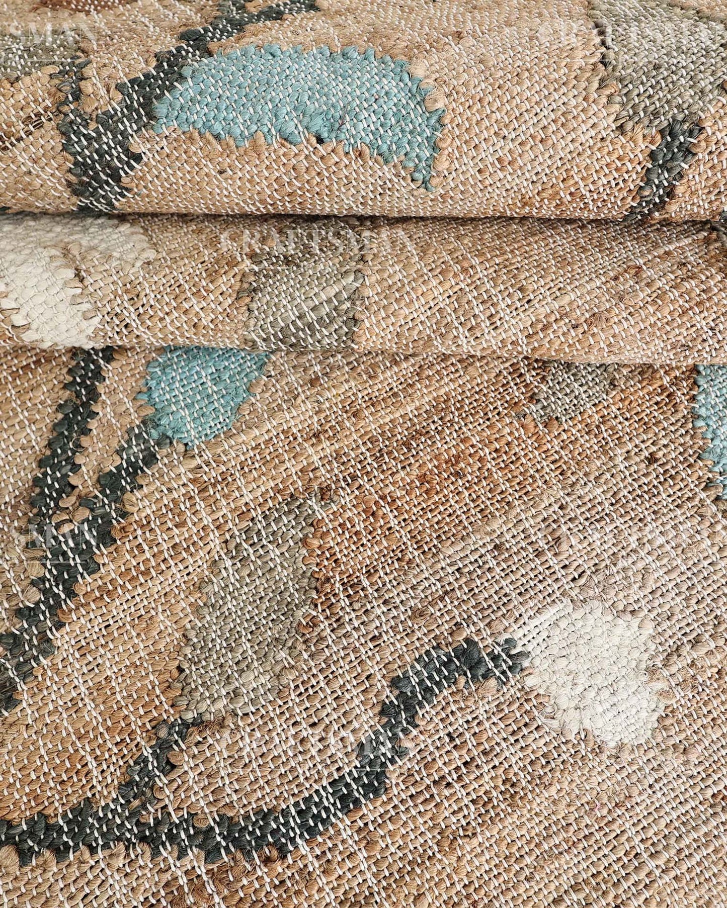 Trovena Jute Hand-Woven Natural Rug