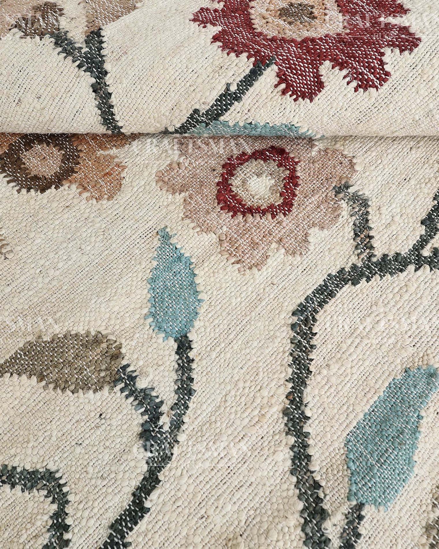 Verdana Jute Hand-Woven Natural Rug