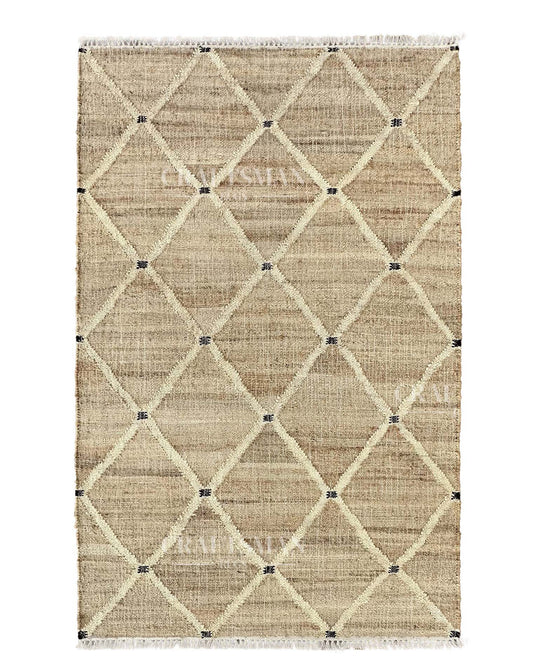 Canvara Diva Jute Hand-Woven Natural Rug
