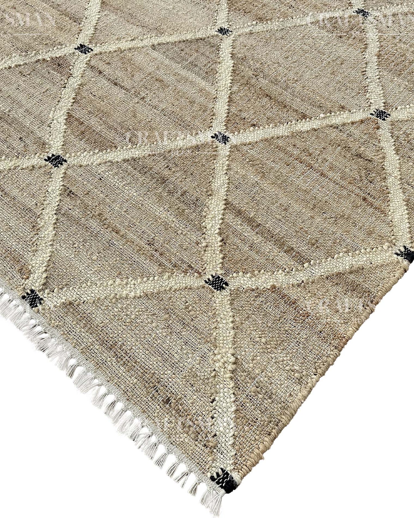 Canvara Diva Jute Hand-Woven Natural Rug