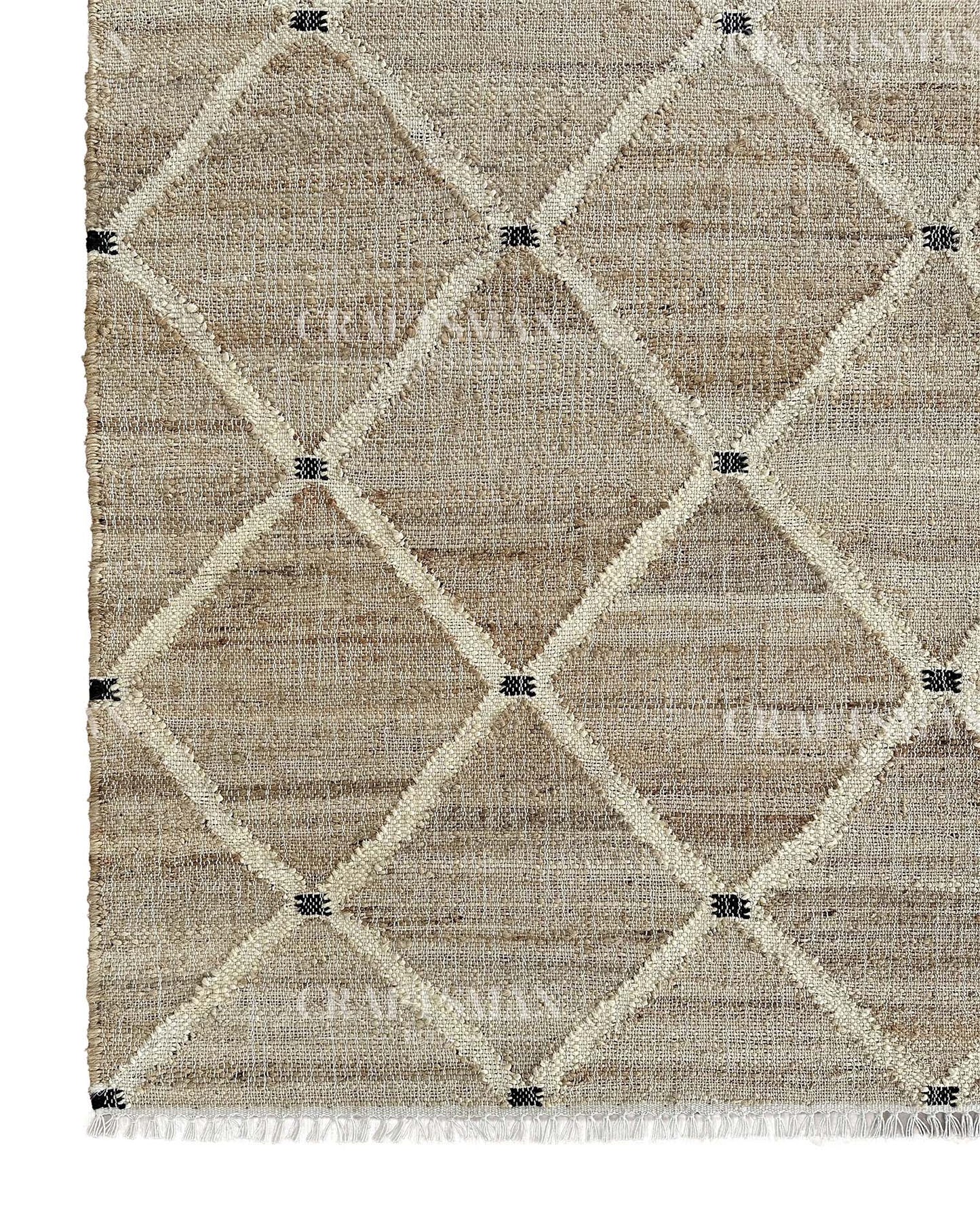 Canvara Diva Jute Hand-Woven Natural Rug