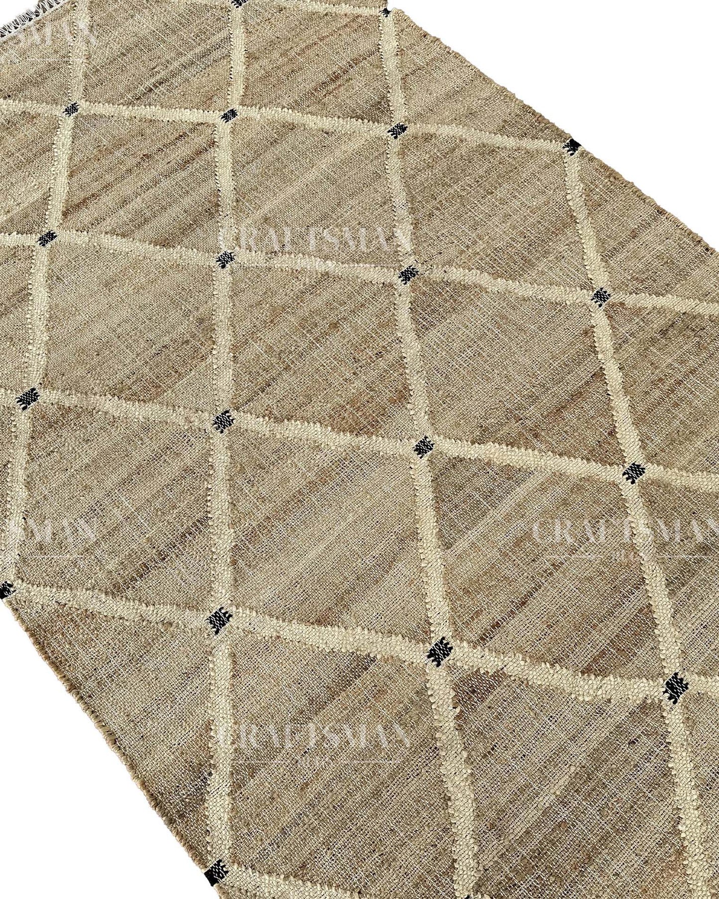 Canvara Diva Jute Hand-Woven Natural Rug