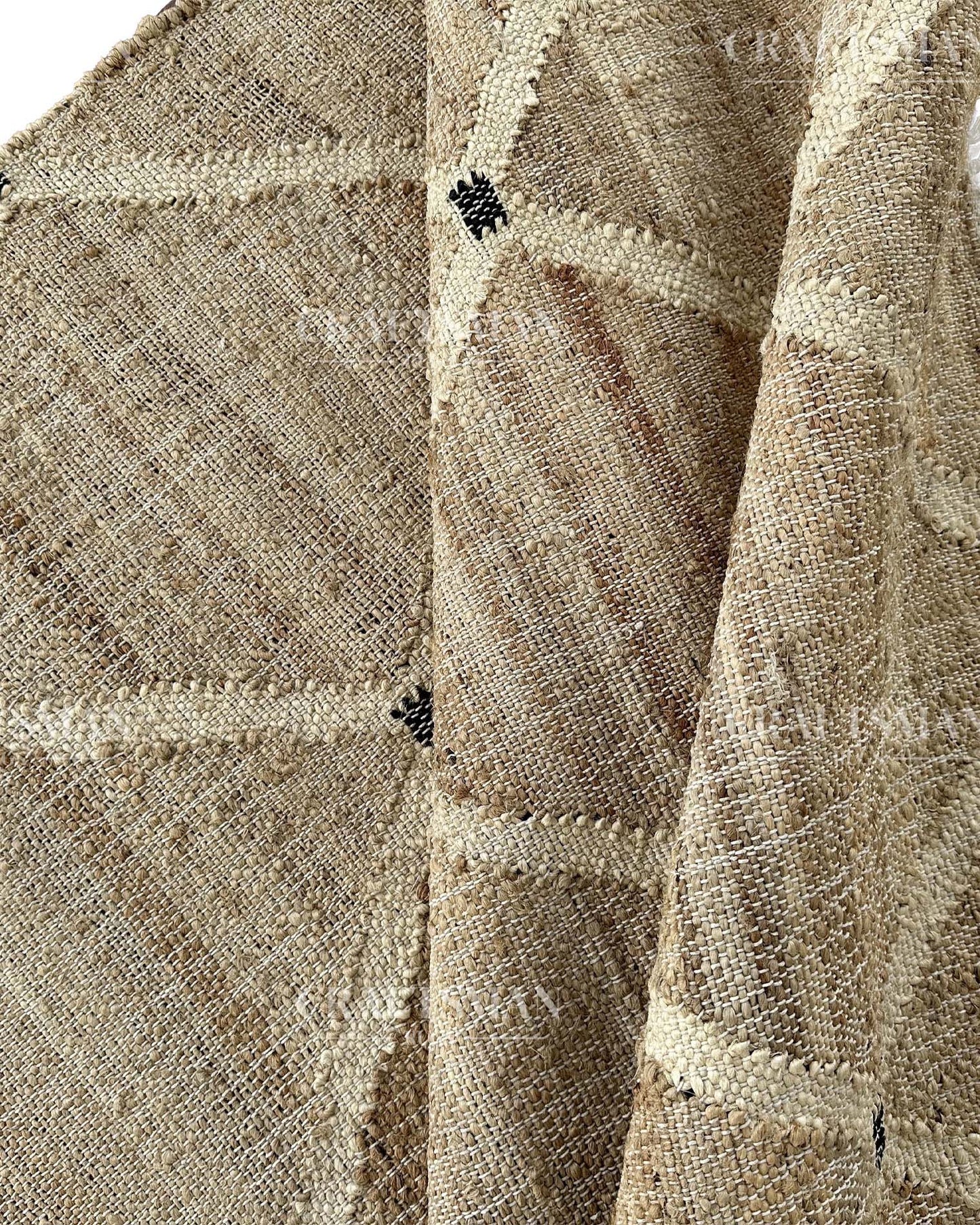 Canvara Diva Jute Hand-Woven Natural Rug