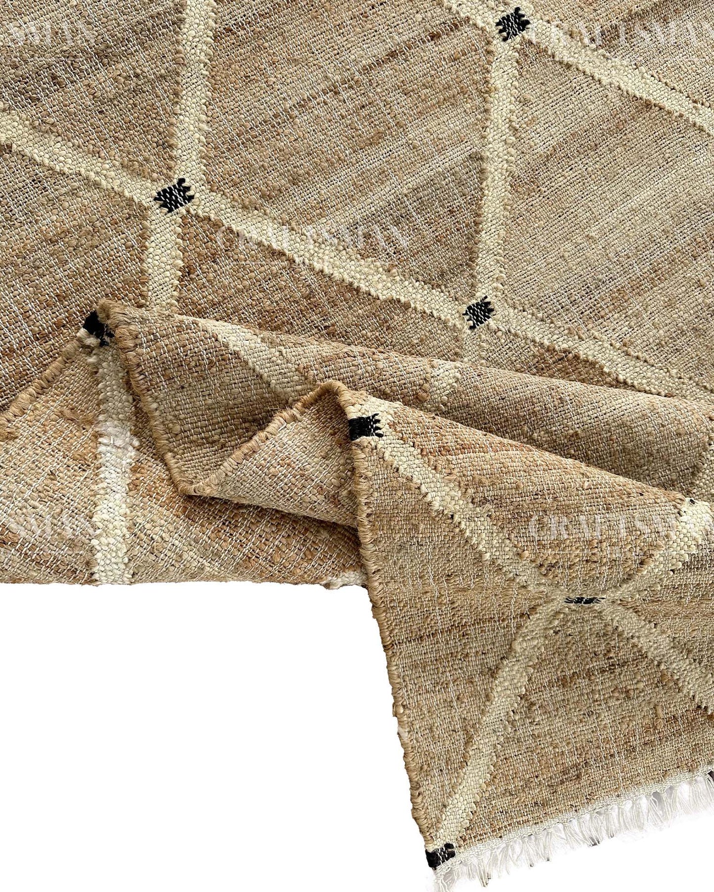 Canvara Diva Jute Hand-Woven Natural Rug