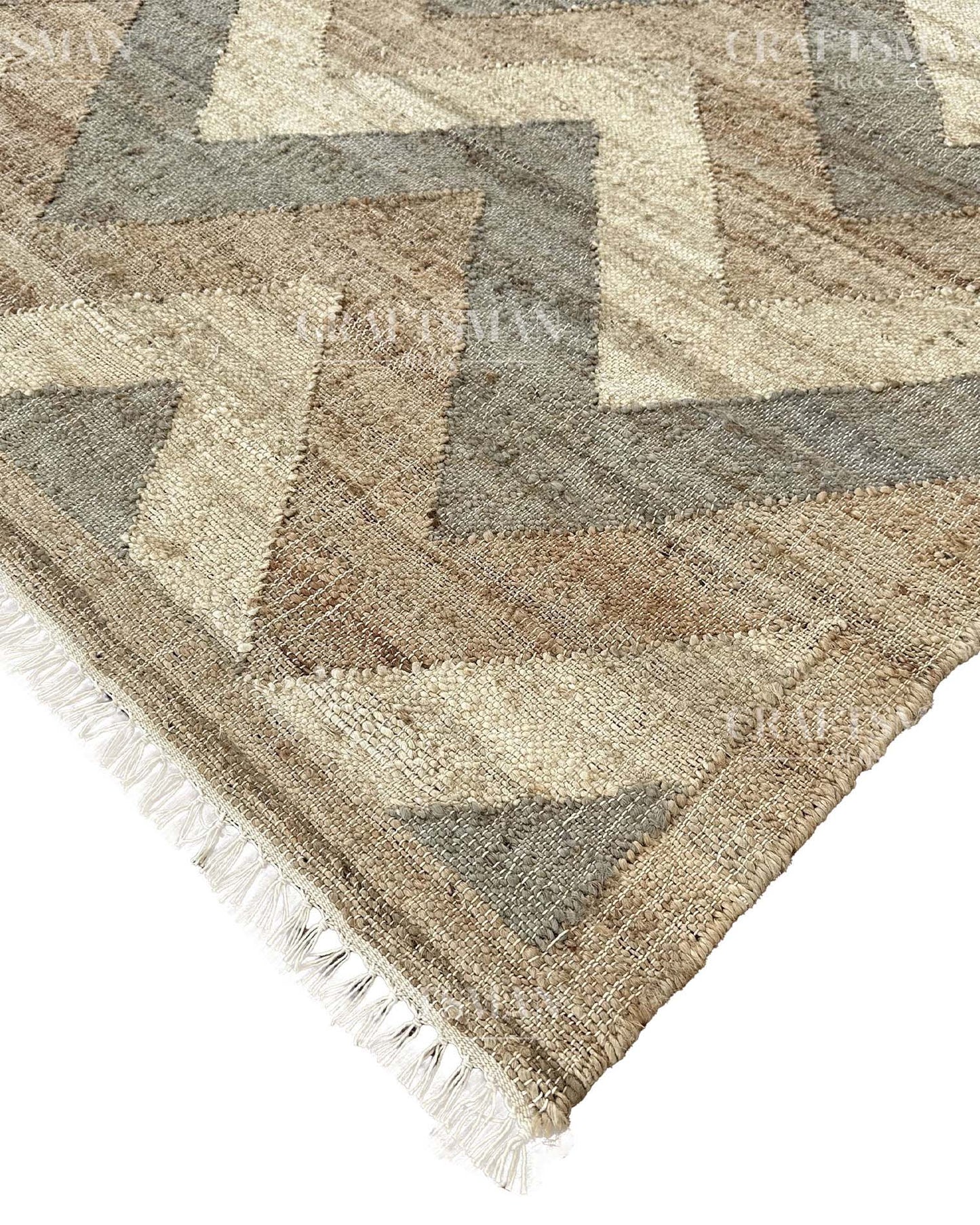 Bravara Jute Hand-Woven Natural Rug