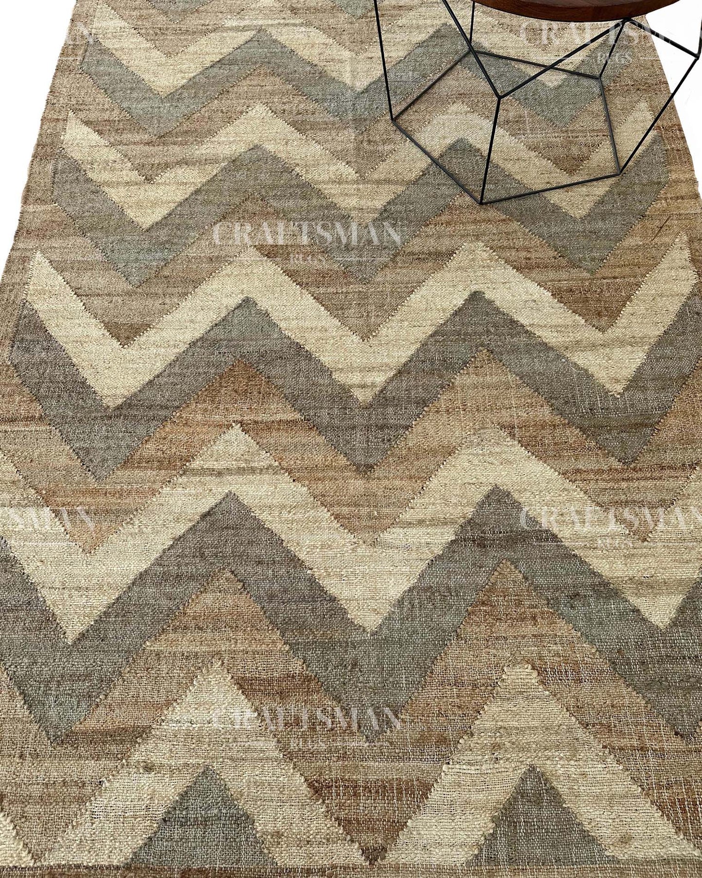 Bravara Jute Hand-Woven Natural Rug