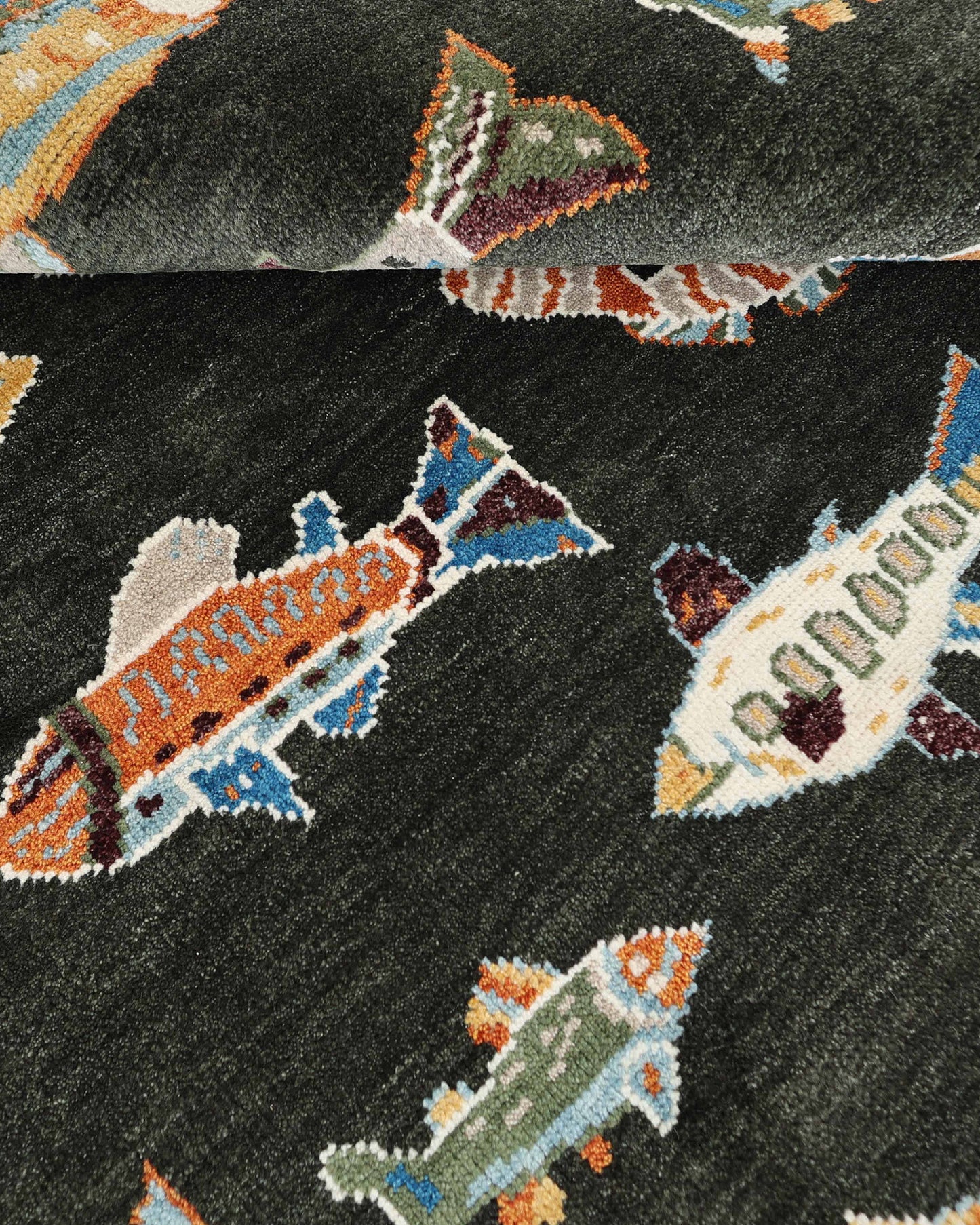 8x10 feet Wool Hand-Knotted Oushak-Inspired Rug | Craftsman Rugs Exclusive