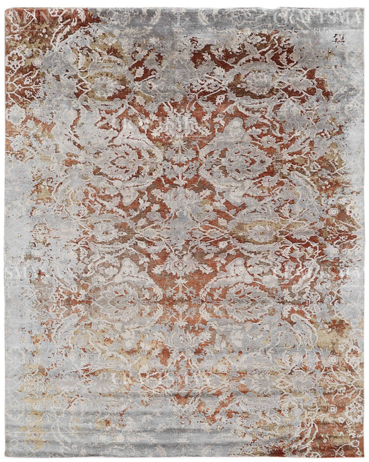 8x10 feet Vintage Hand-Knotted Wool Rug | One-of-a-Kind | Craftsman Rugs