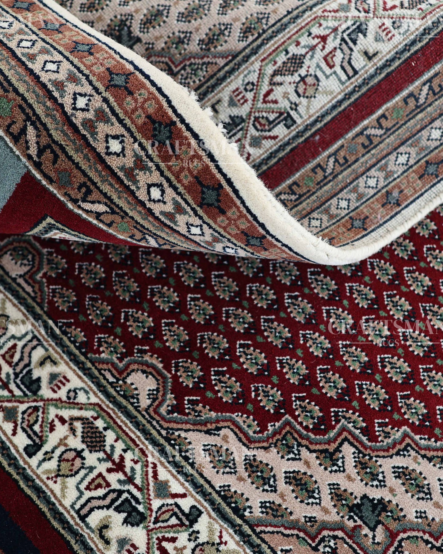 5x8 feet Vintage Hand-Knotted Wool Rug | One-of-a-Kind | Craftsman Rugs