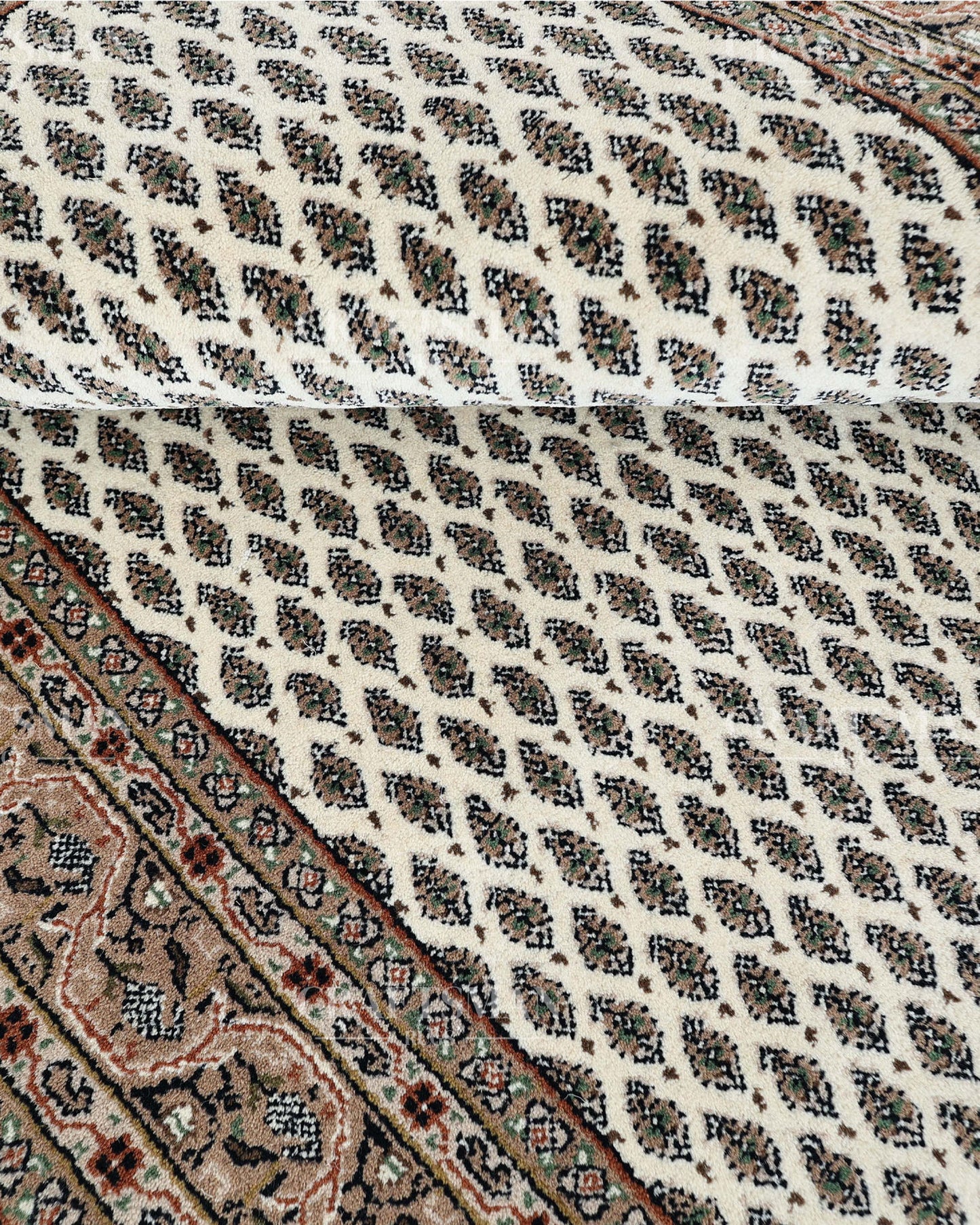4x6 feet Vintage Hand-Knotted Wool Rug | One-of-a-Kind | Craftsman Rugs