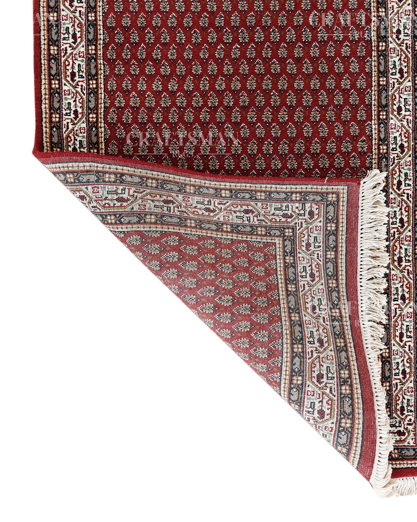 2.9x5.3 feet Vintage Hand-Knotted Wool Rug | One-of-a-Kind | Craftsman Rugs