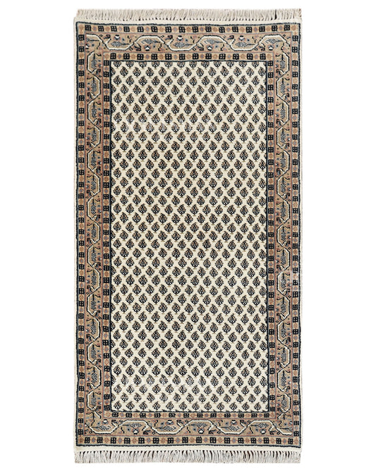 2.3x4.6 feet Vintage Hand-Knotted Wool Rug | One-of-a-Kind | Craftsman Rugs
