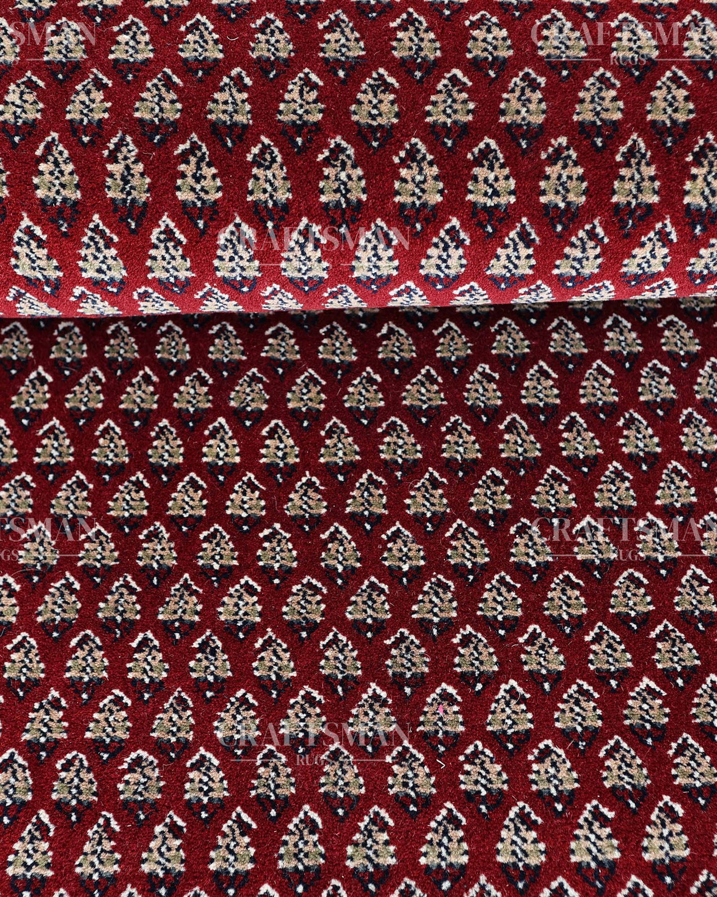 2.5x4.6 feet Vintage Hand-Knotted Wool Rug | One-of-a-Kind | Craftsman Rugs