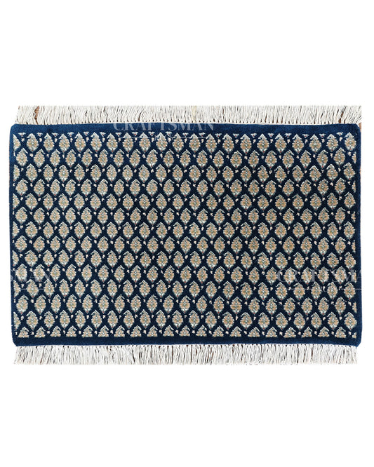 2.3x1.8 feet Vintage Hand-Knotted Wool Rug | One-of-a-Kind | Craftsman Rugs