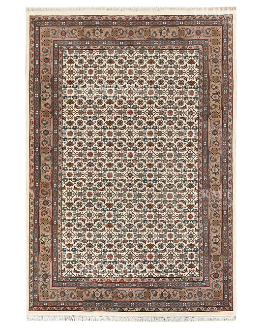 5.3x7.10 feet Vintage Hand-Knotted Wool Rug | One-of-a-Kind | Craftsman Rugs