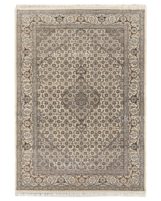 4.6x6.7 feet Vintage Hand-Knotted Wool Rug | One-of-a-Kind | Craftsman Rugs